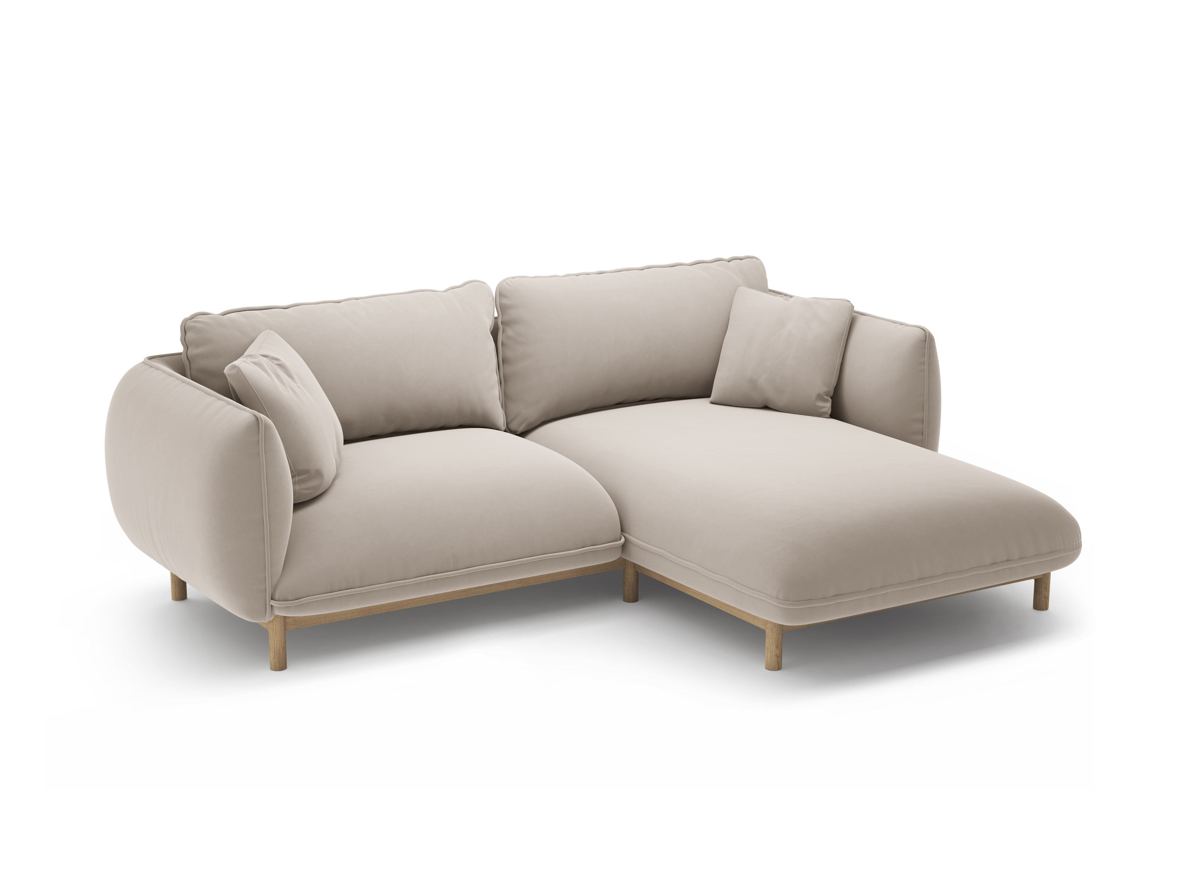Ecksofa-Set Ada, 220x179cm, Material: Samt