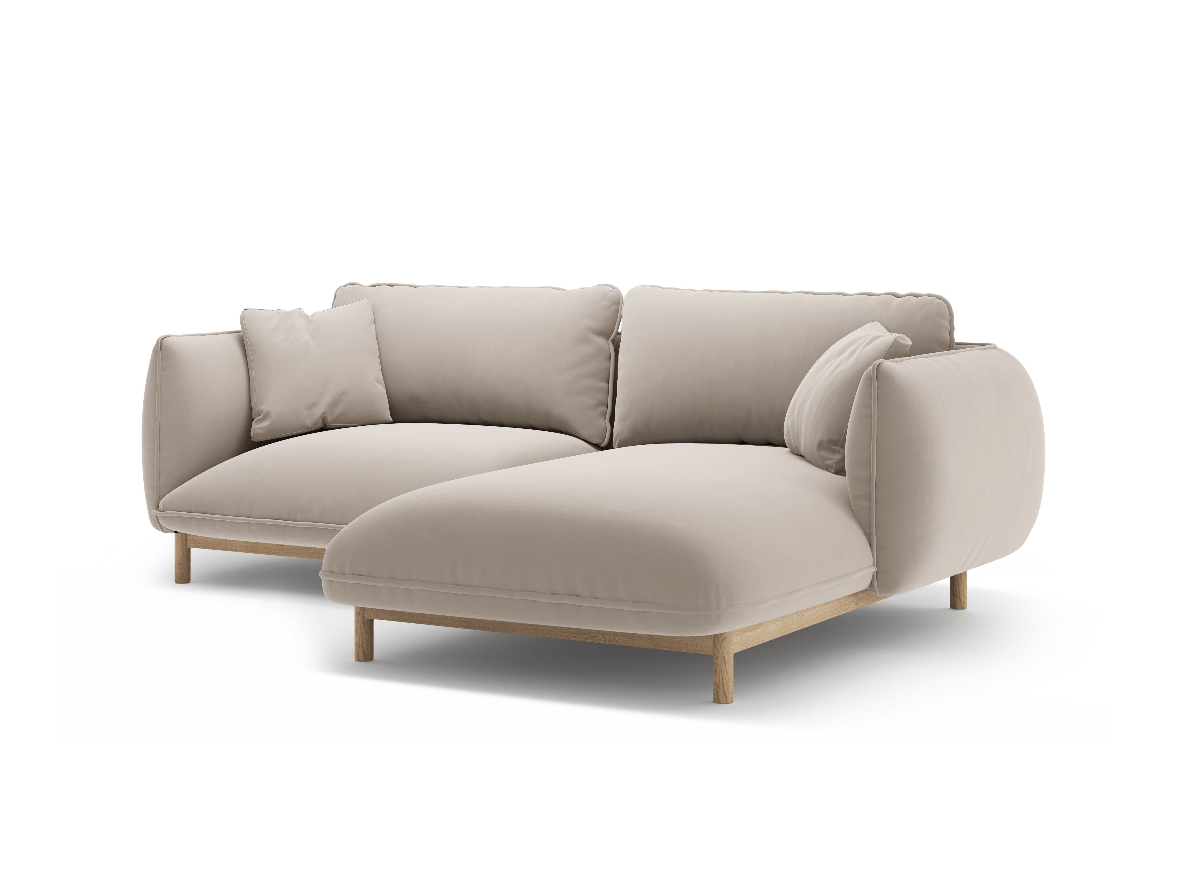 Ecksofa-Set Ada, 220x179cm, Material: Samt