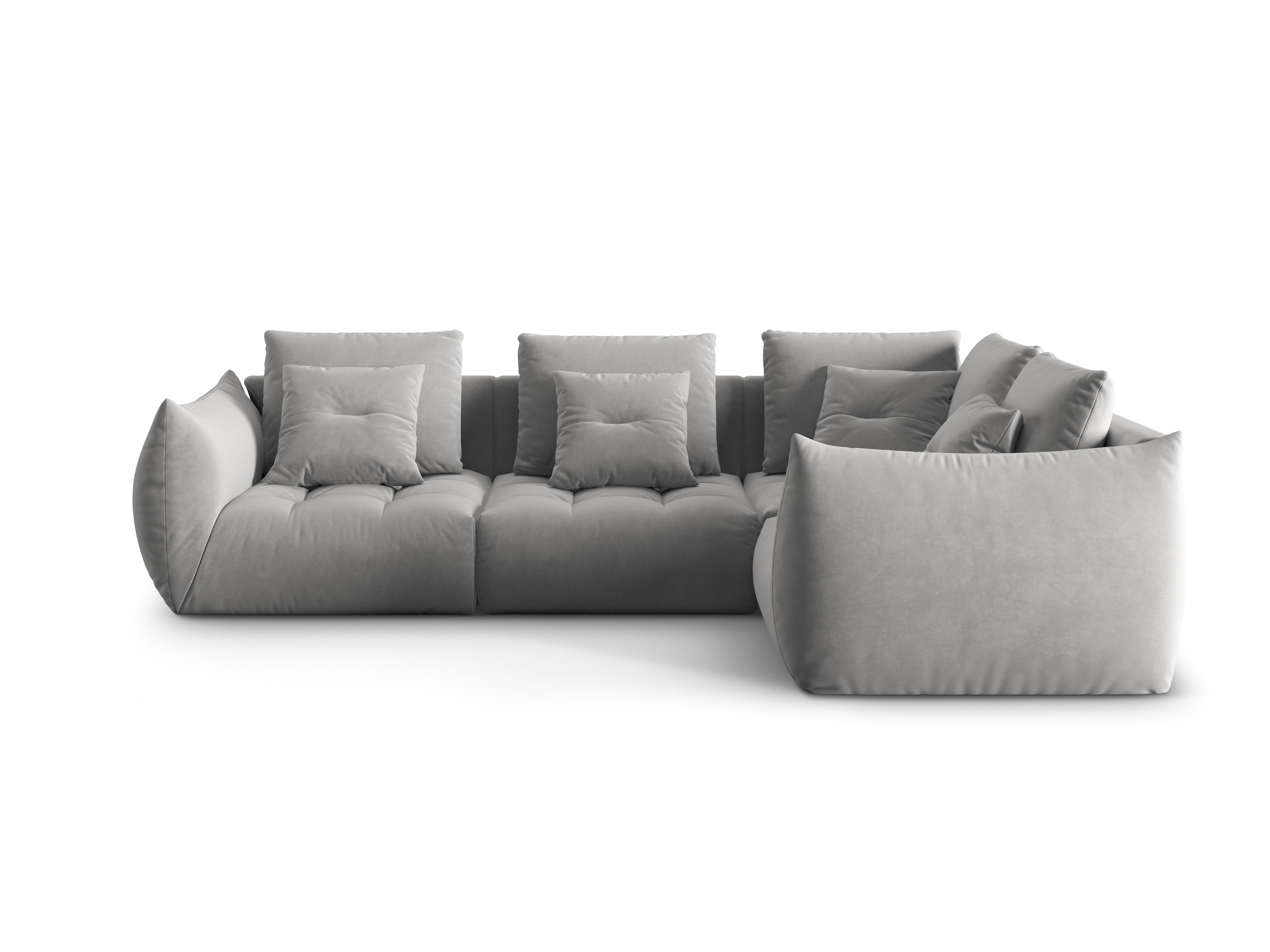 Bloom Ecksofa, 316x216 cm, Material: Samt