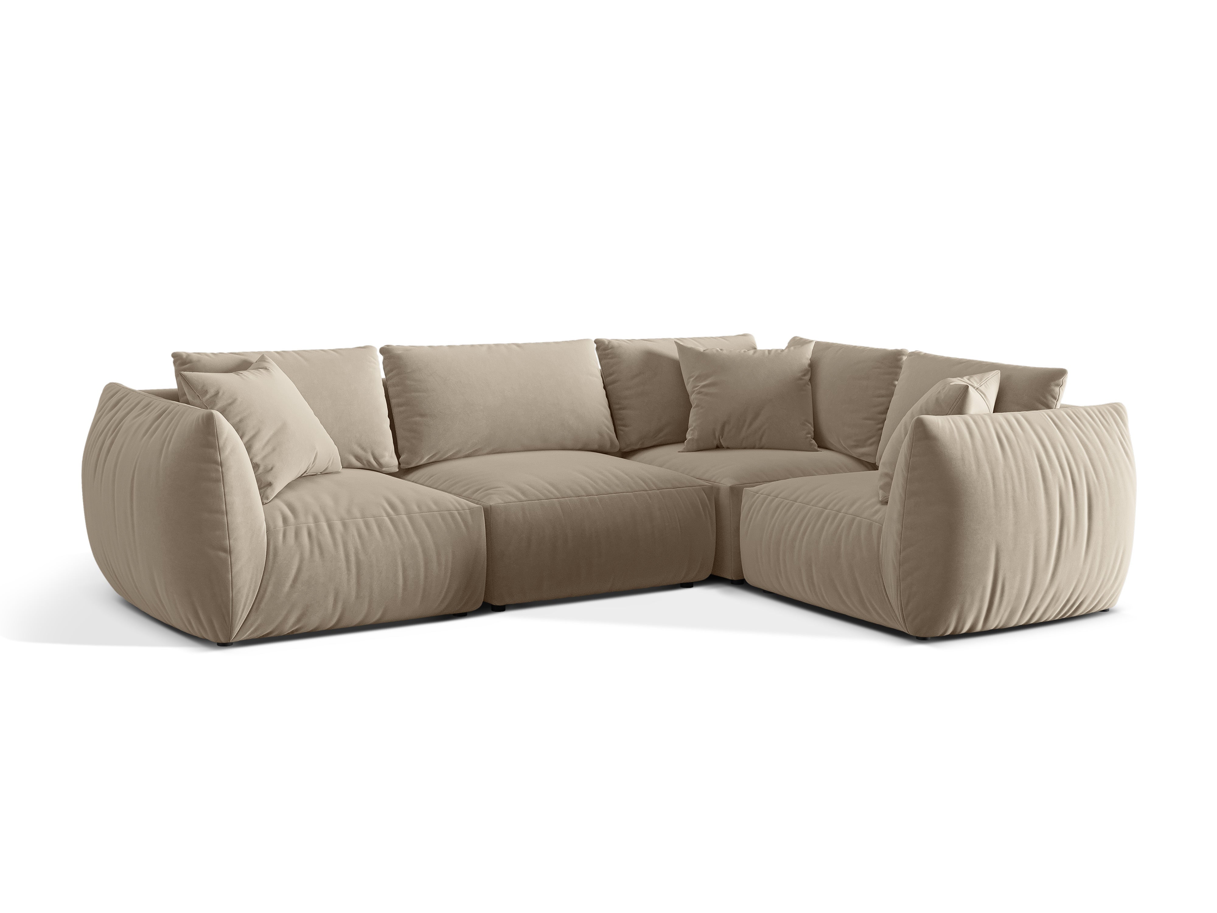 Ecksofa Chris 295x210cm, Material: Samt