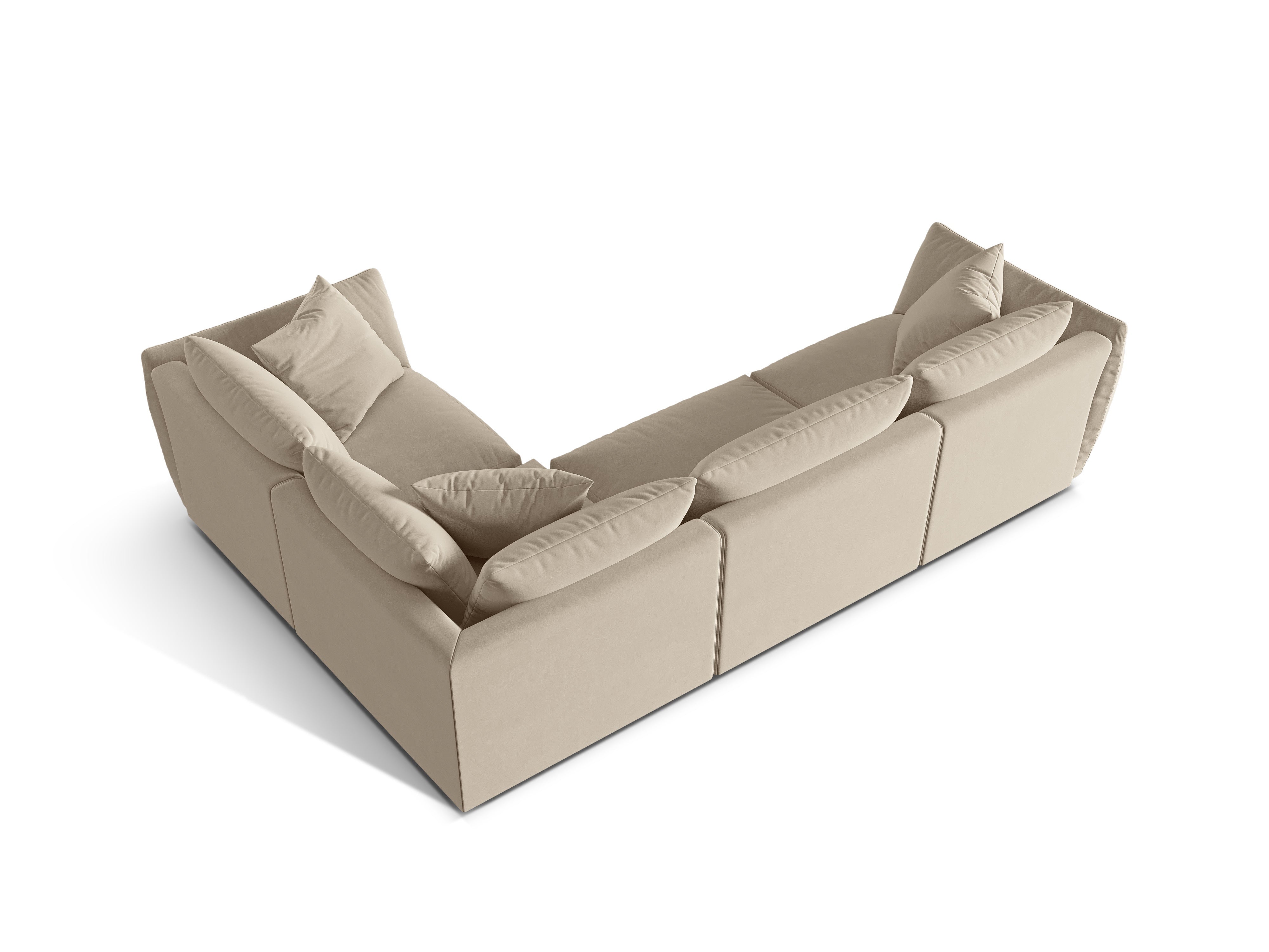 Ecksofa Chris 295x210cm, Material: Samt