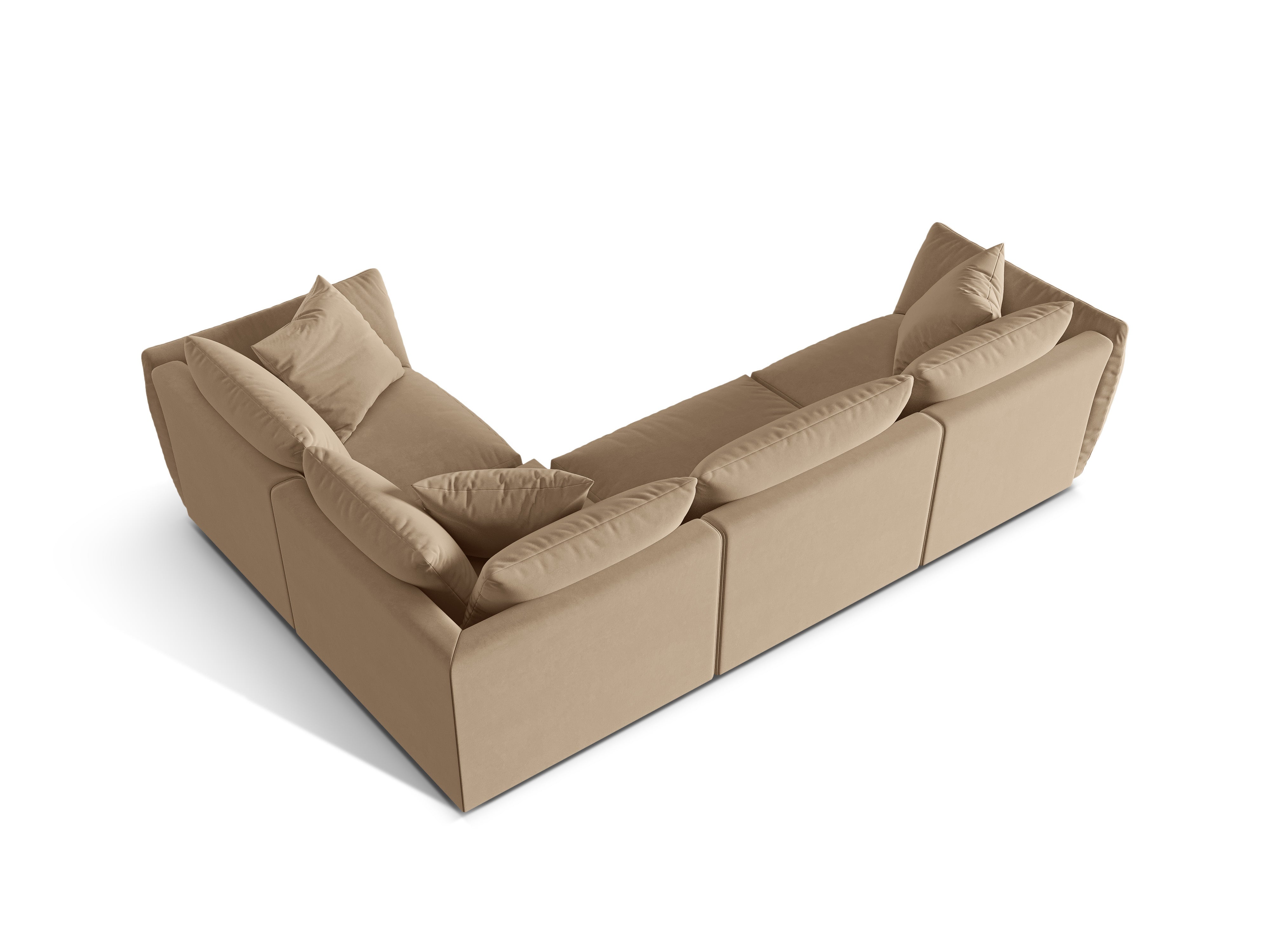 Ecksofa Chris 295x210cm, Material: Samt