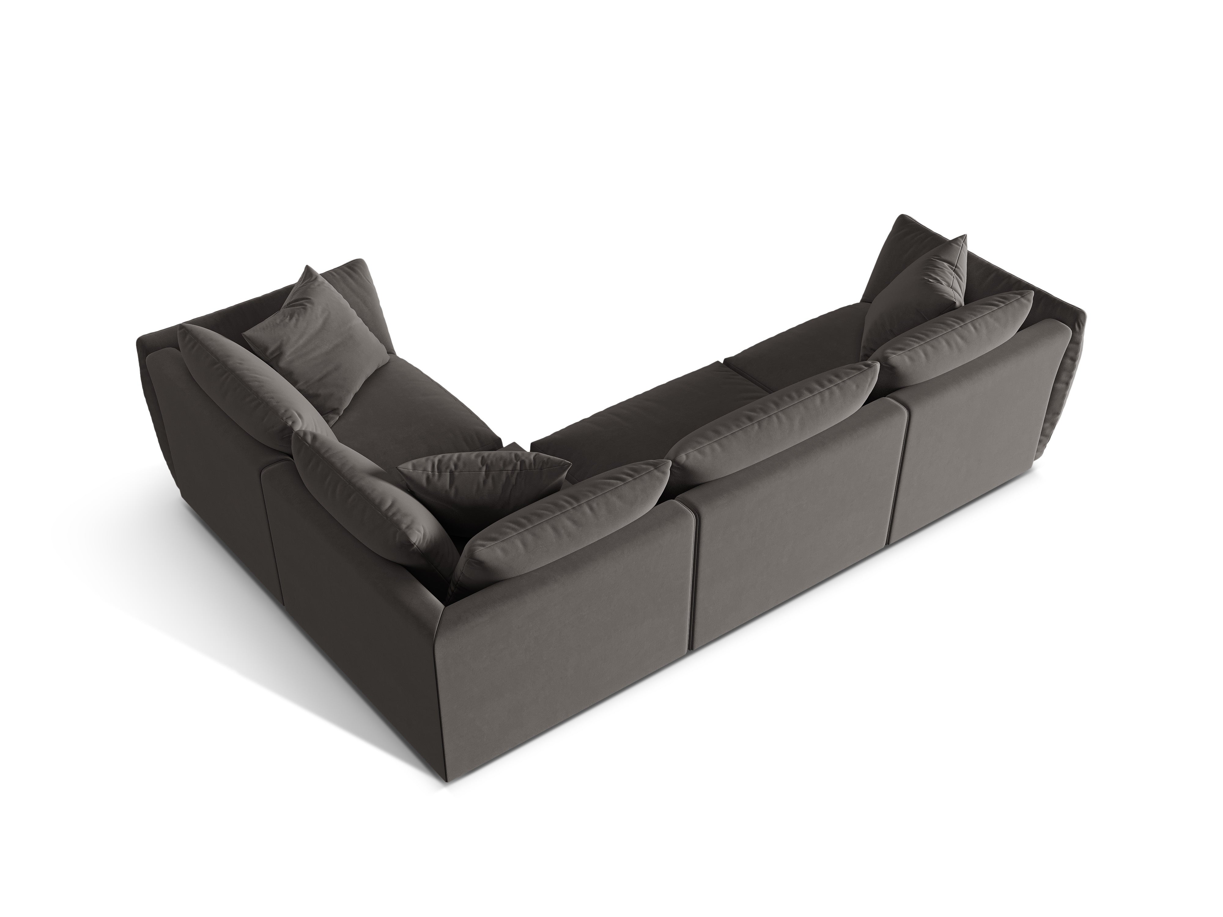 Ecksofa Chris 295x210cm, Material: Samt