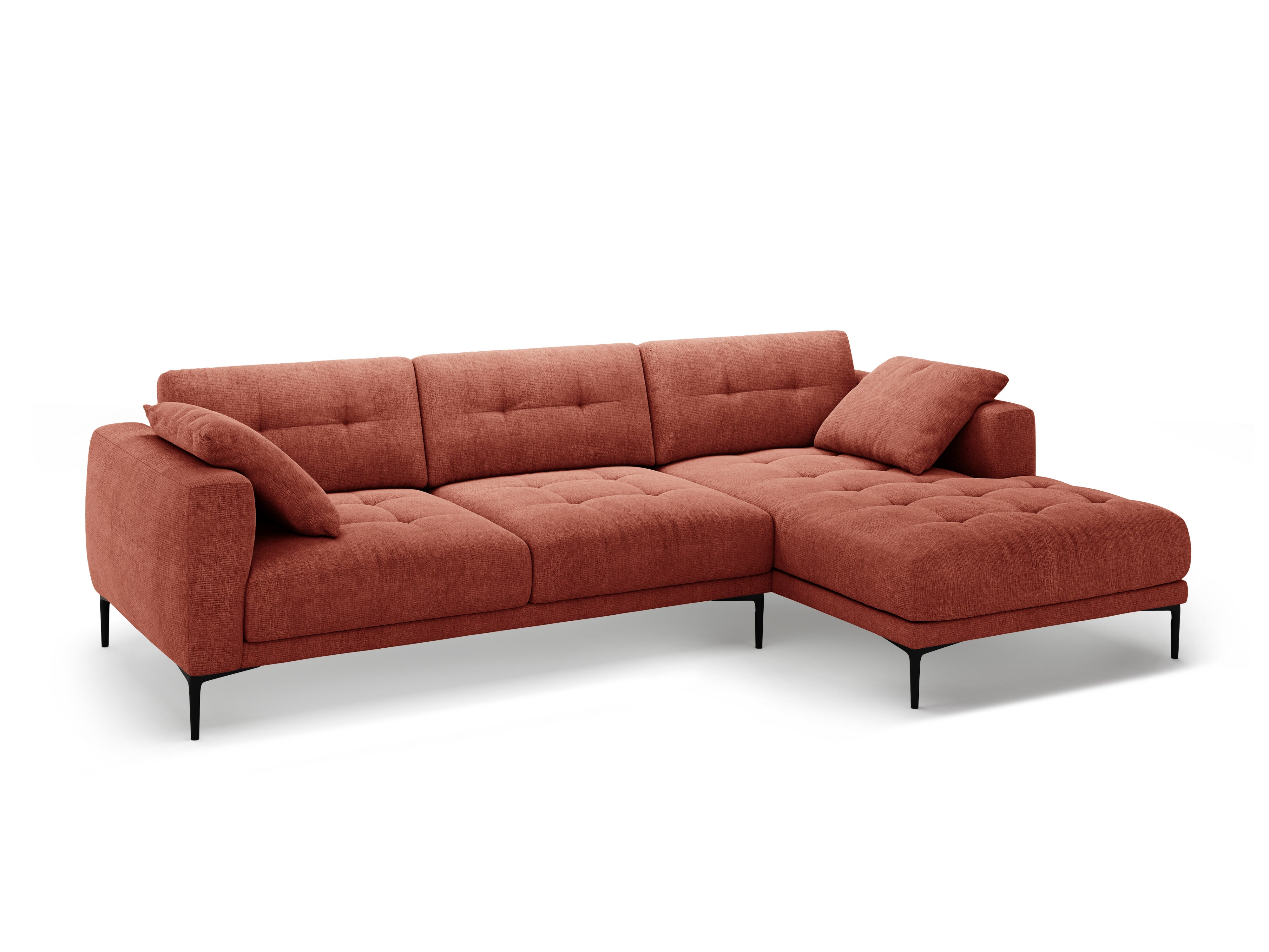 Eckgarnitur Bemy, 295x174cm, Material: Strukturstoff