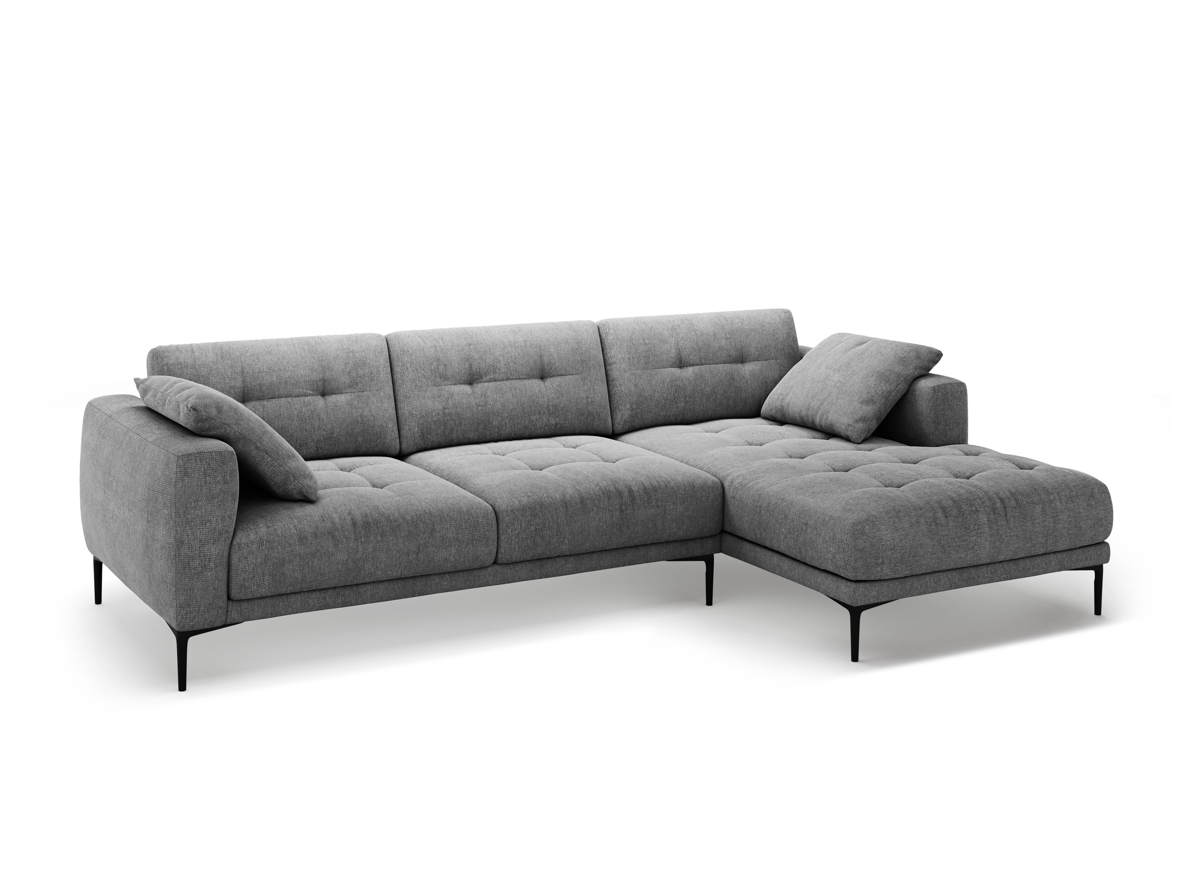 Eckgarnitur Bemy, 295x174cm, Material: Strukturstoff