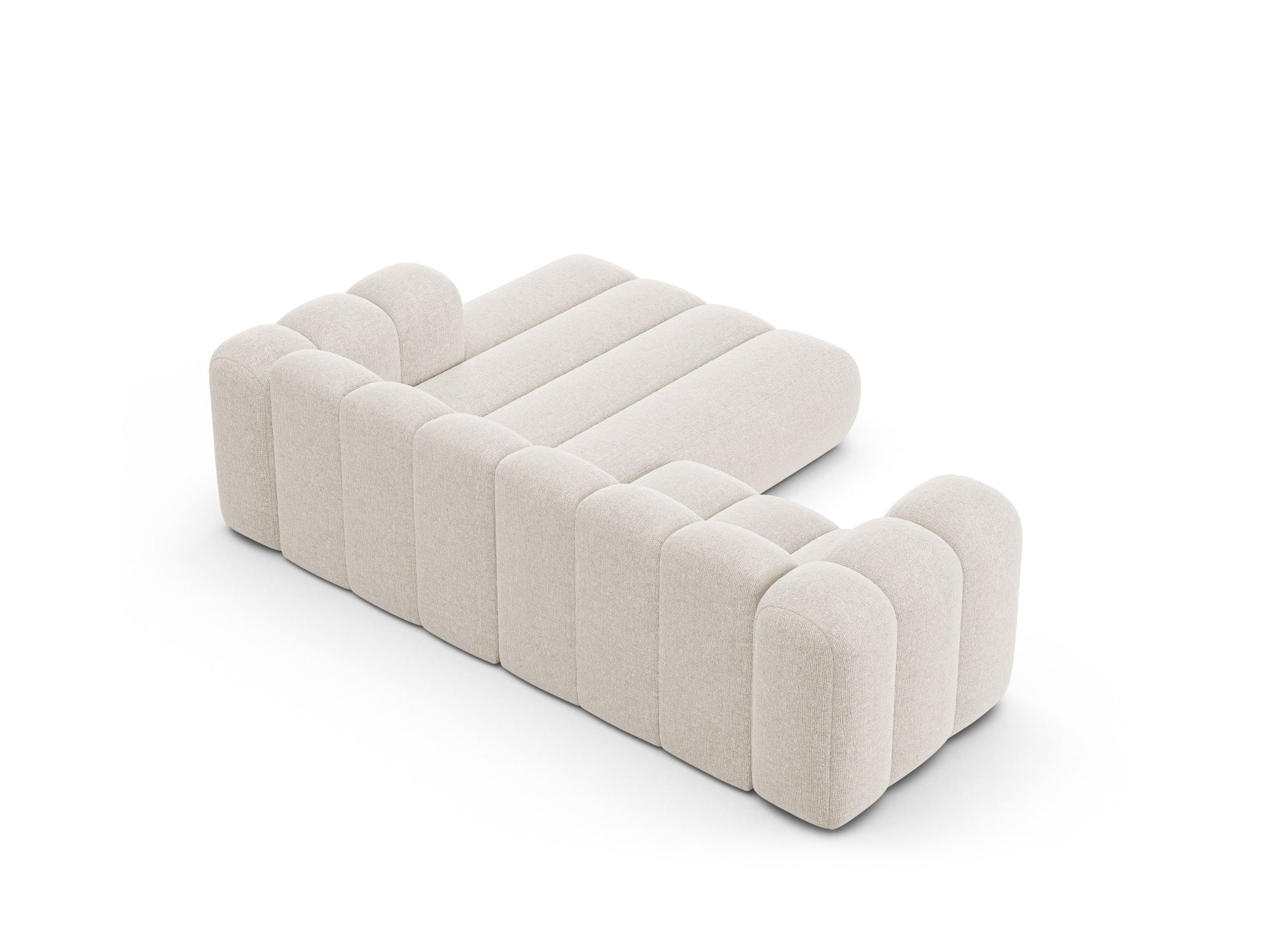 Ecksofa Lupine 230x177cm, Material: Chenille Eden