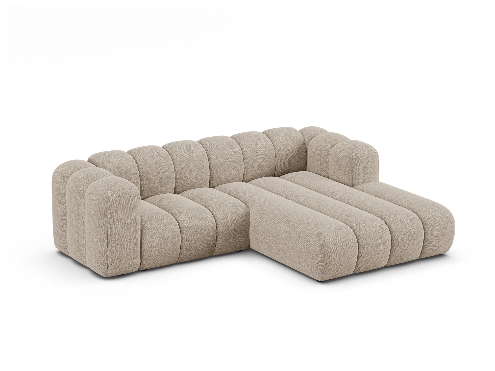 Ecksofa Lupine 230x177cm, Material: Chenille Eden