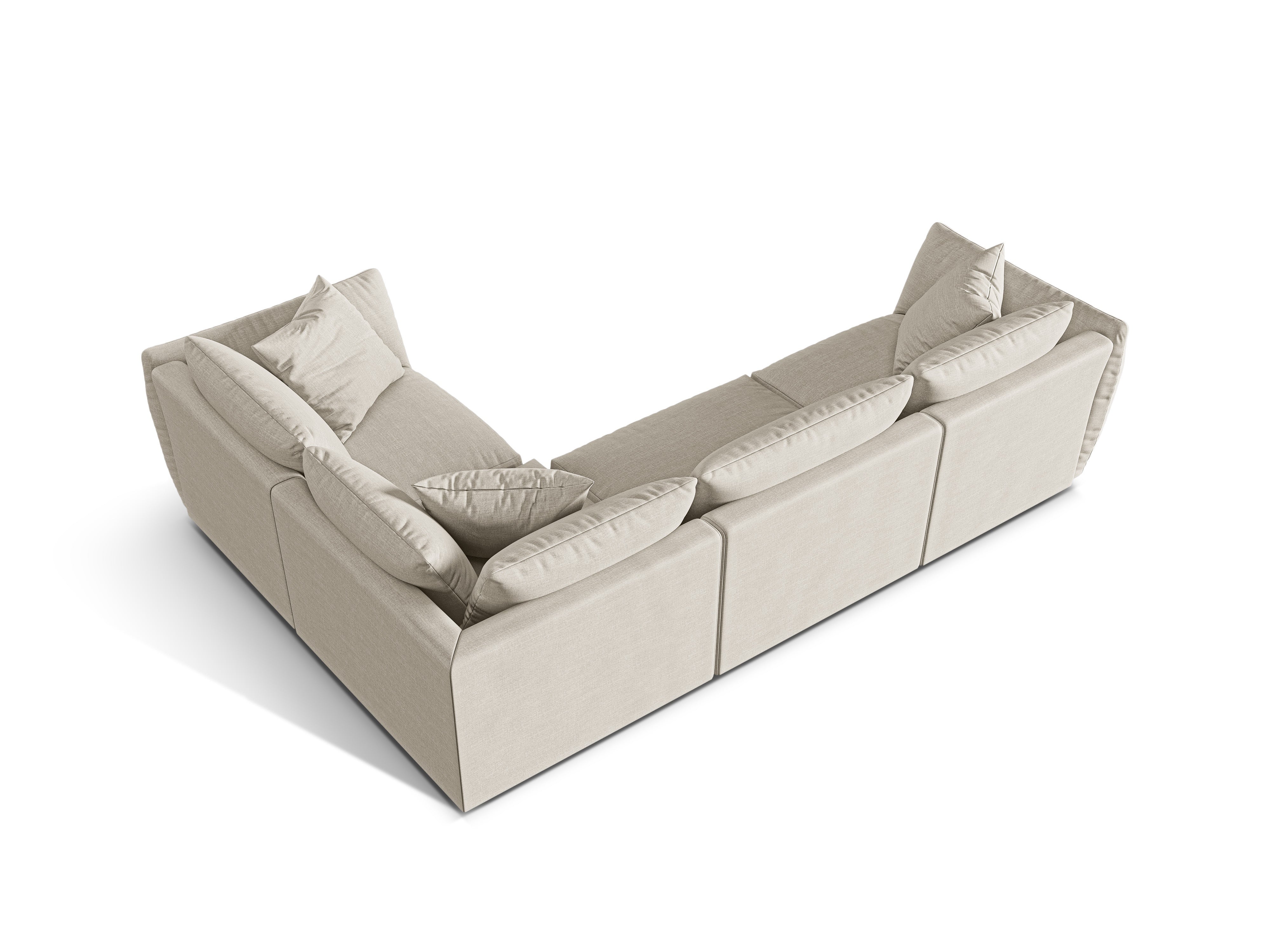 Ecksofa Chris 295x210cm, Material: Strukturstoff