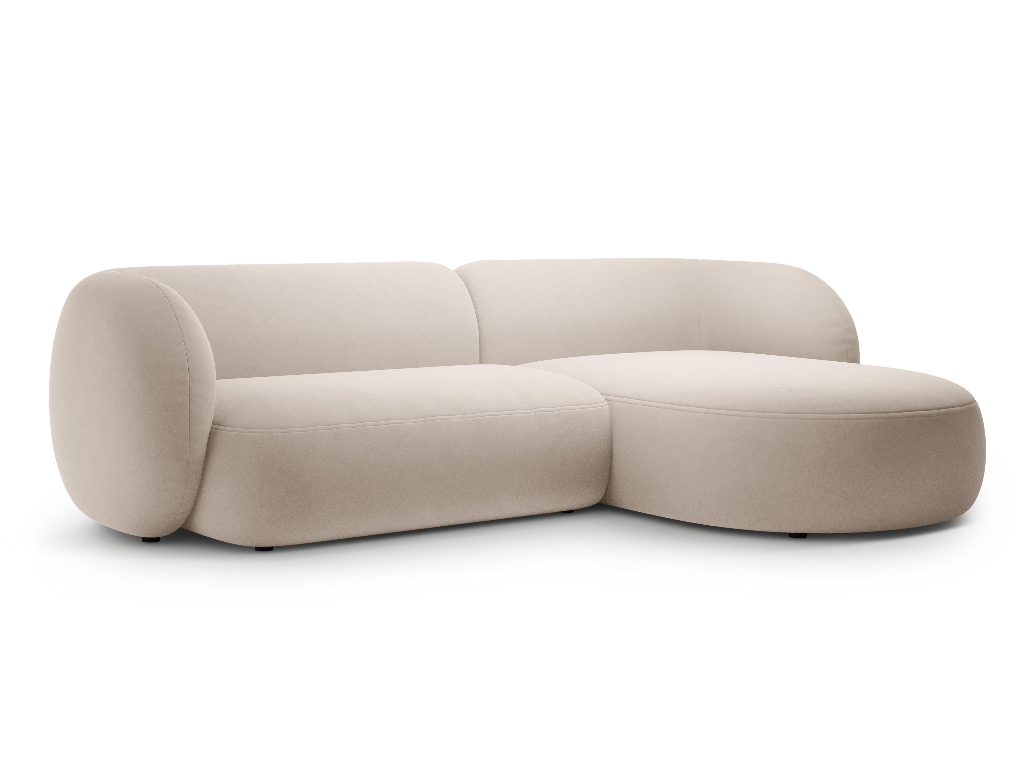 Ecksofa Kate, 285x176cm, Material: Samt