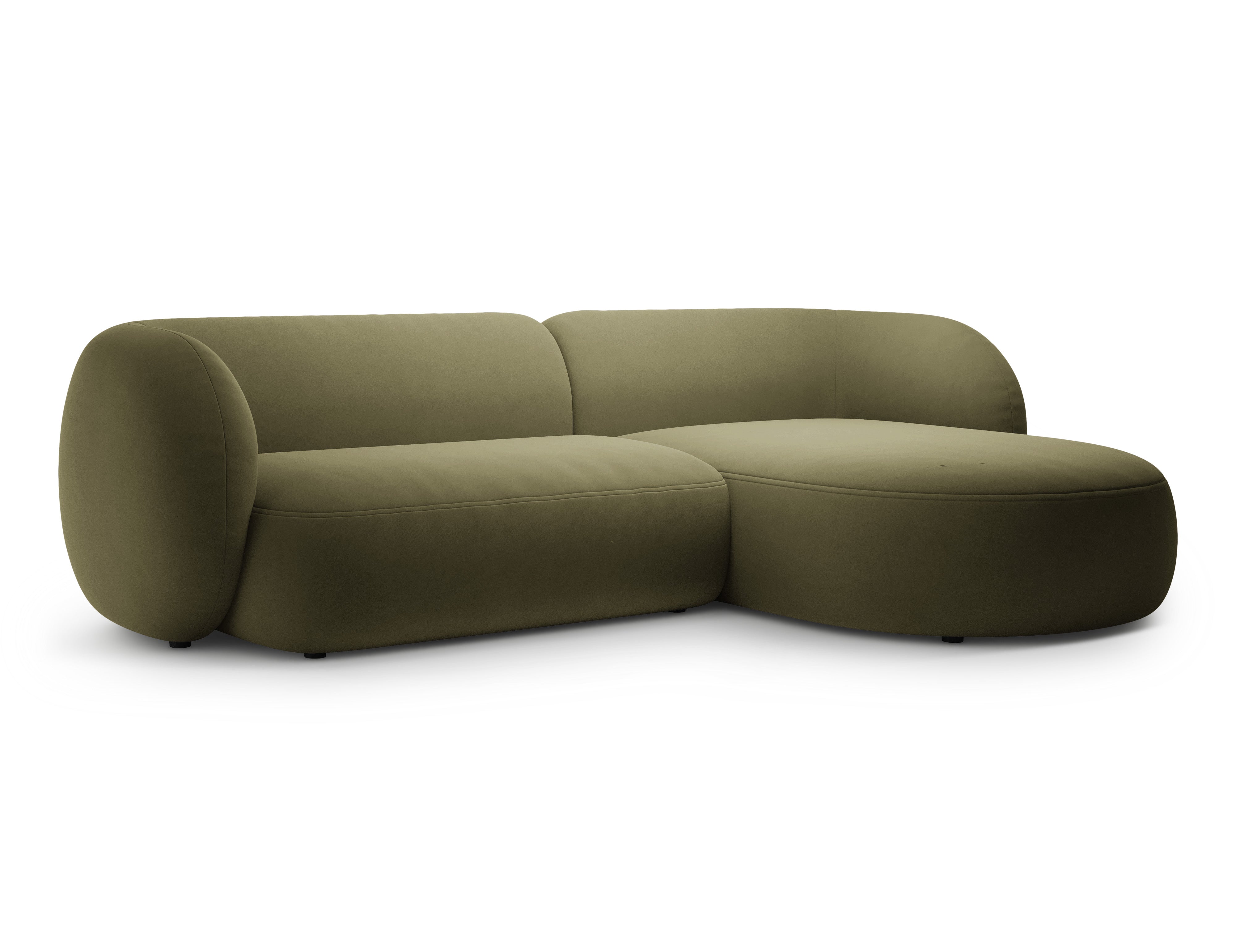 Ecksofa Kate, 285x176cm, Material: Samt