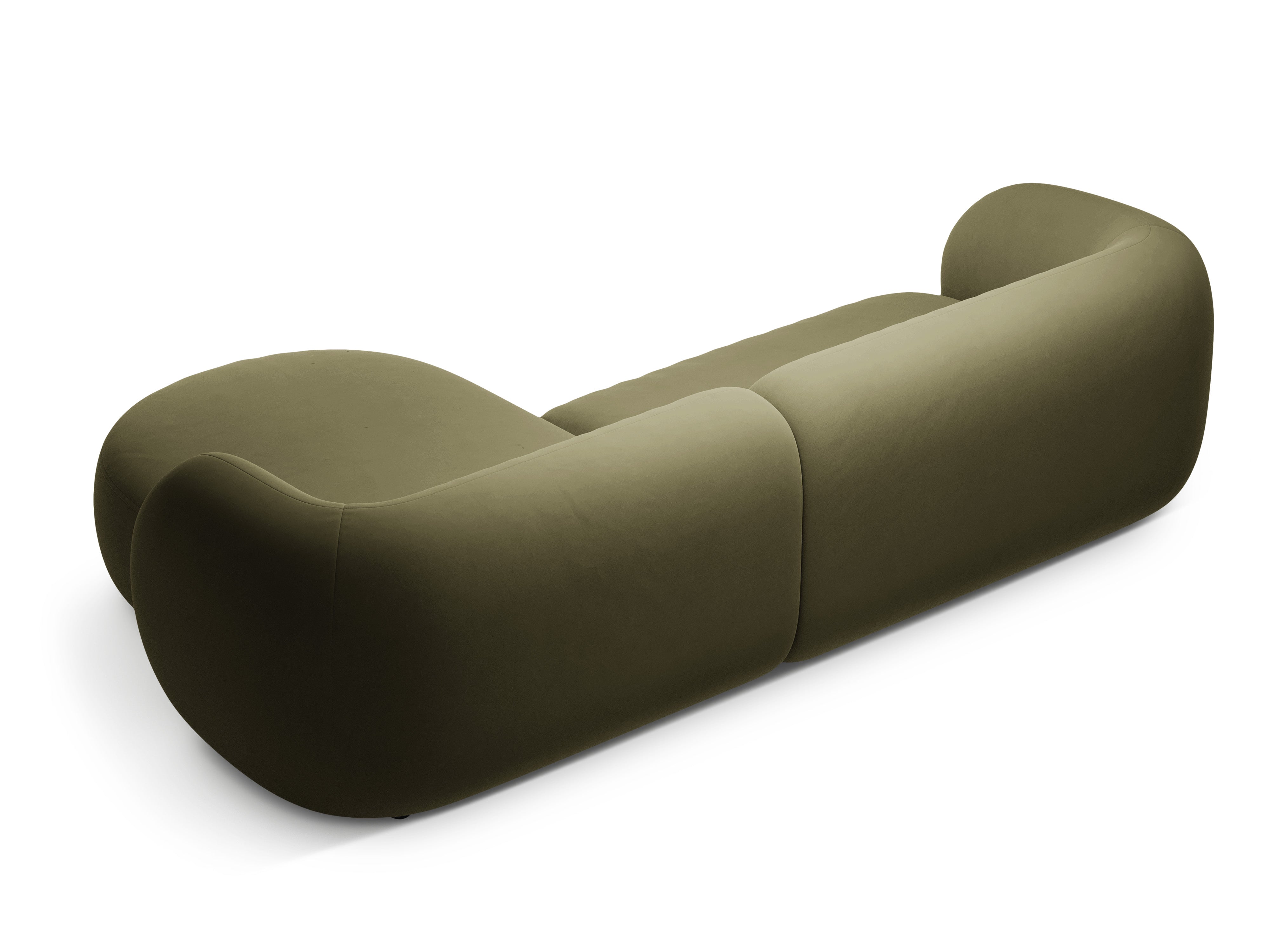 Ecksofa Kate, 285x176cm, Material: Samt