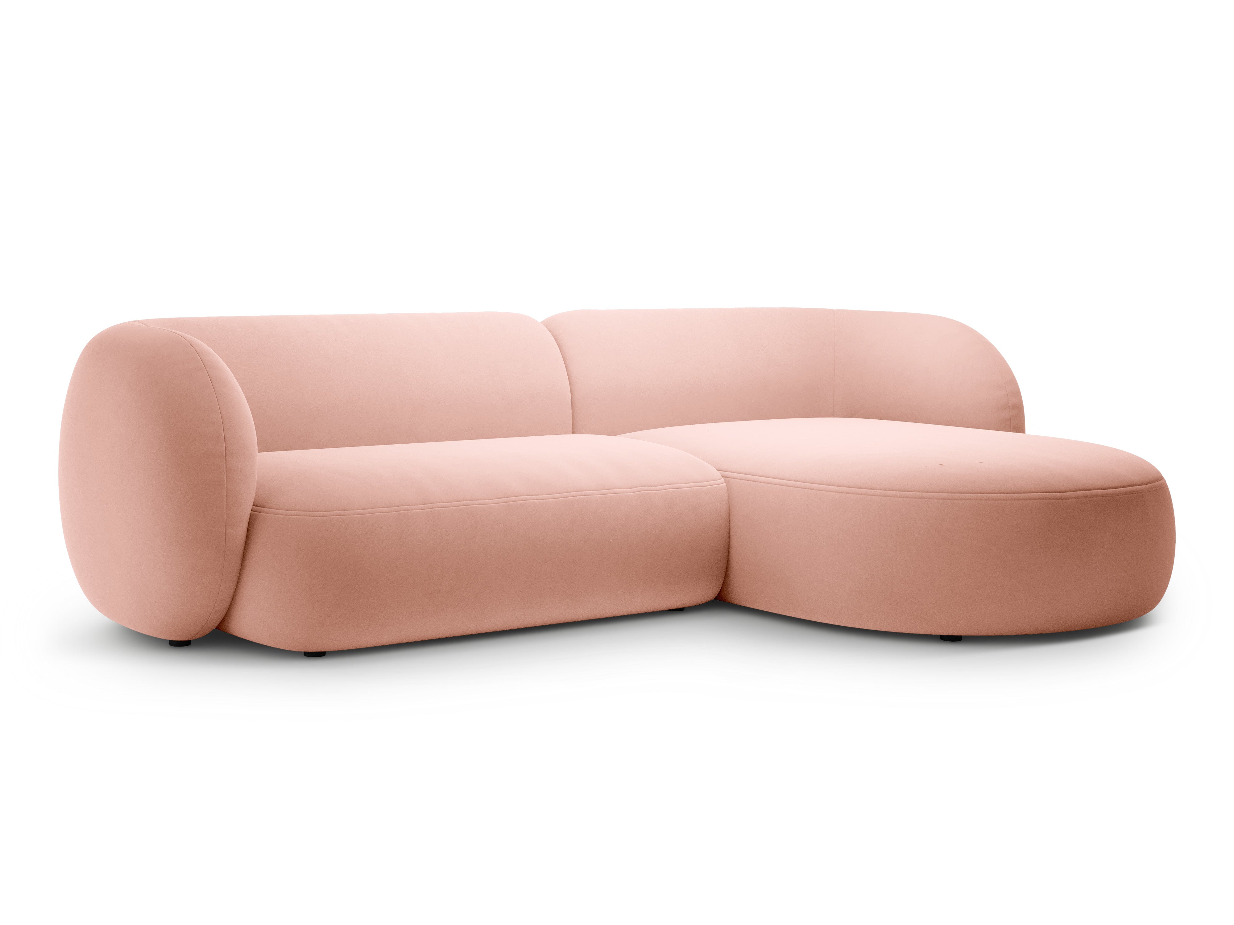 Ecksofa Kate, 285x176cm, Material: Samt