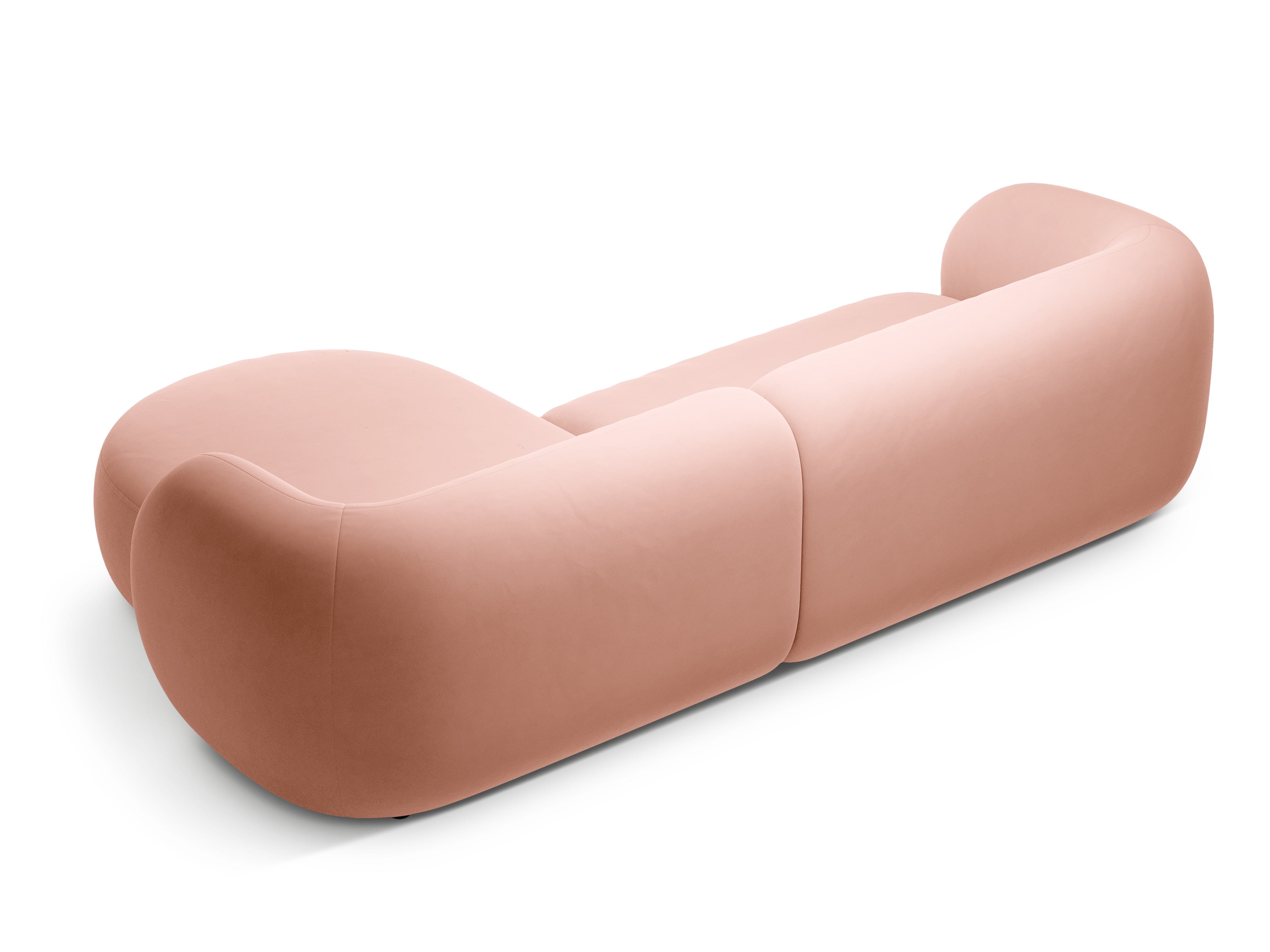 Ecksofa Kate, 285x176cm, Material: Samt