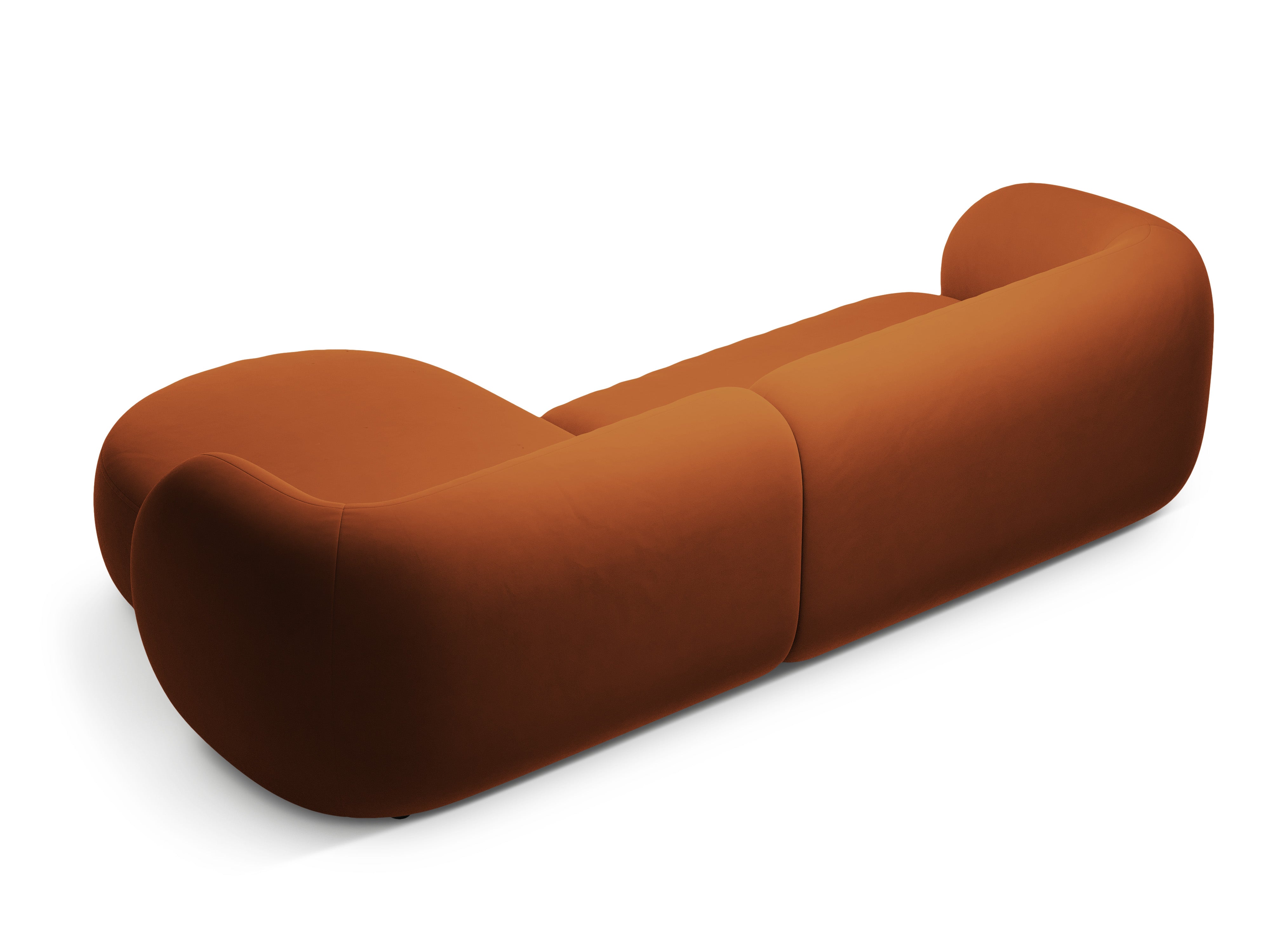 Ecksofa Kate, 285x176cm, Material: Samt