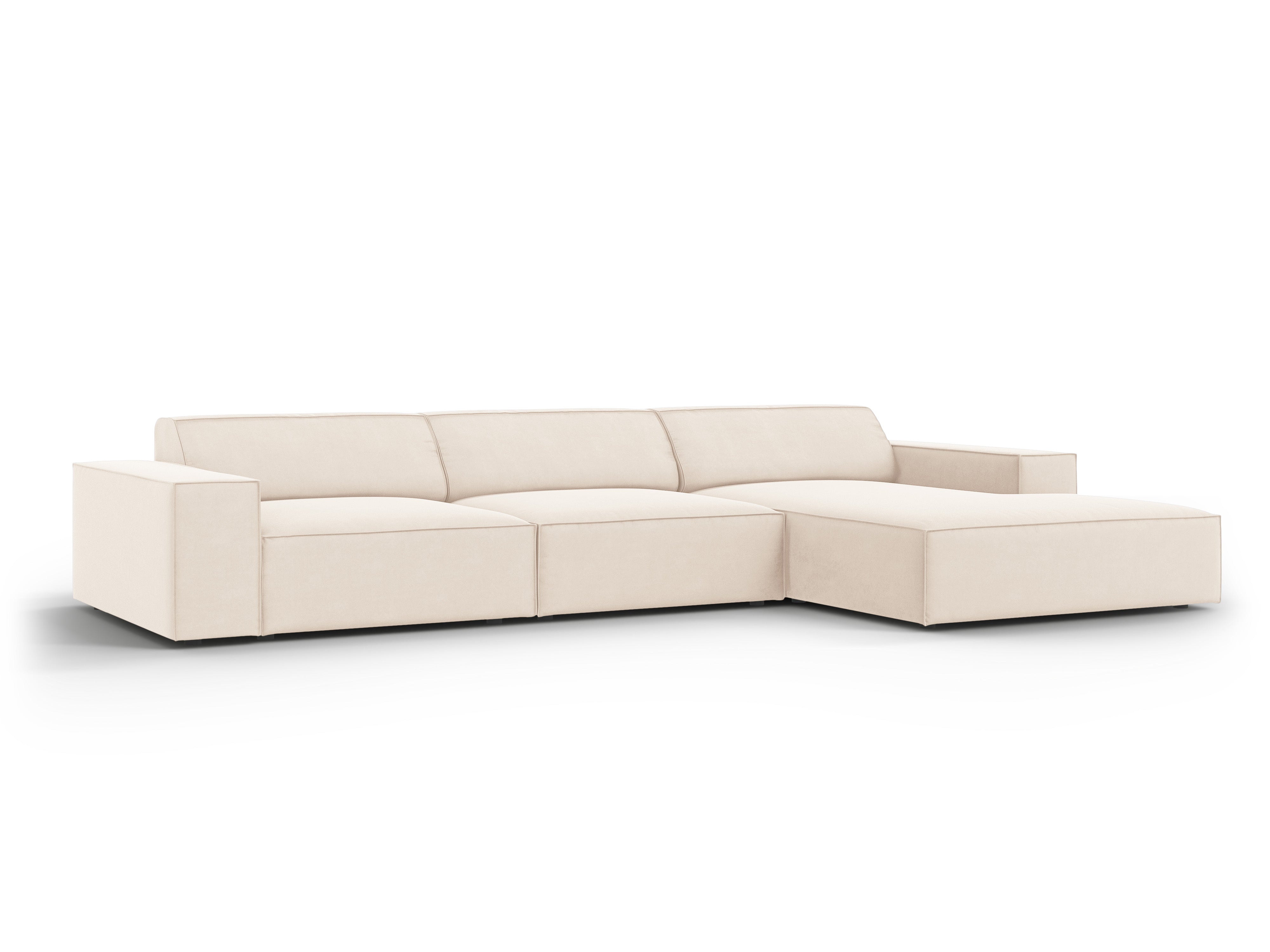 Ecksofa Jodie 284x166cm, Material: Samt