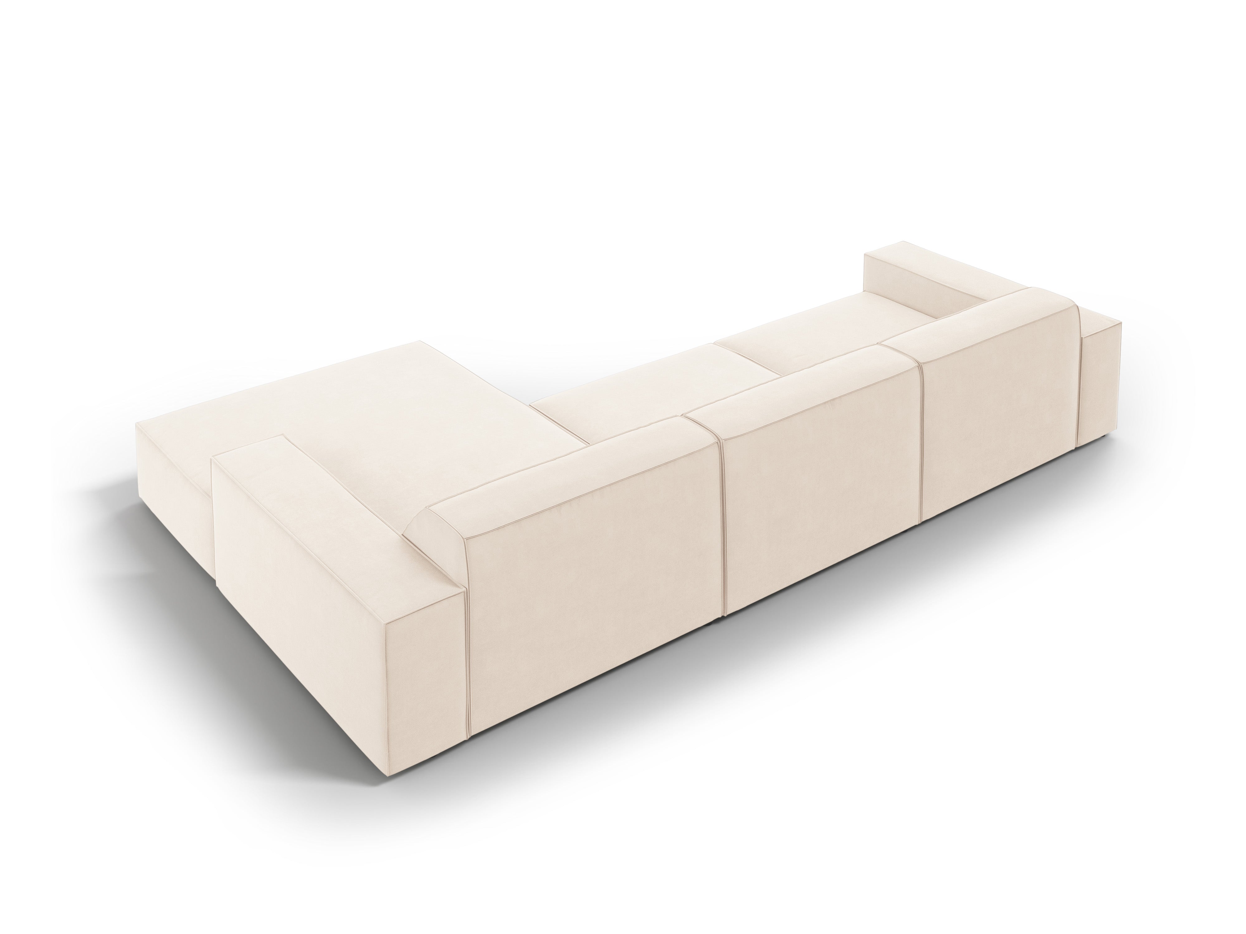 Ecksofa Jodie 284x166cm, Material: Samt
