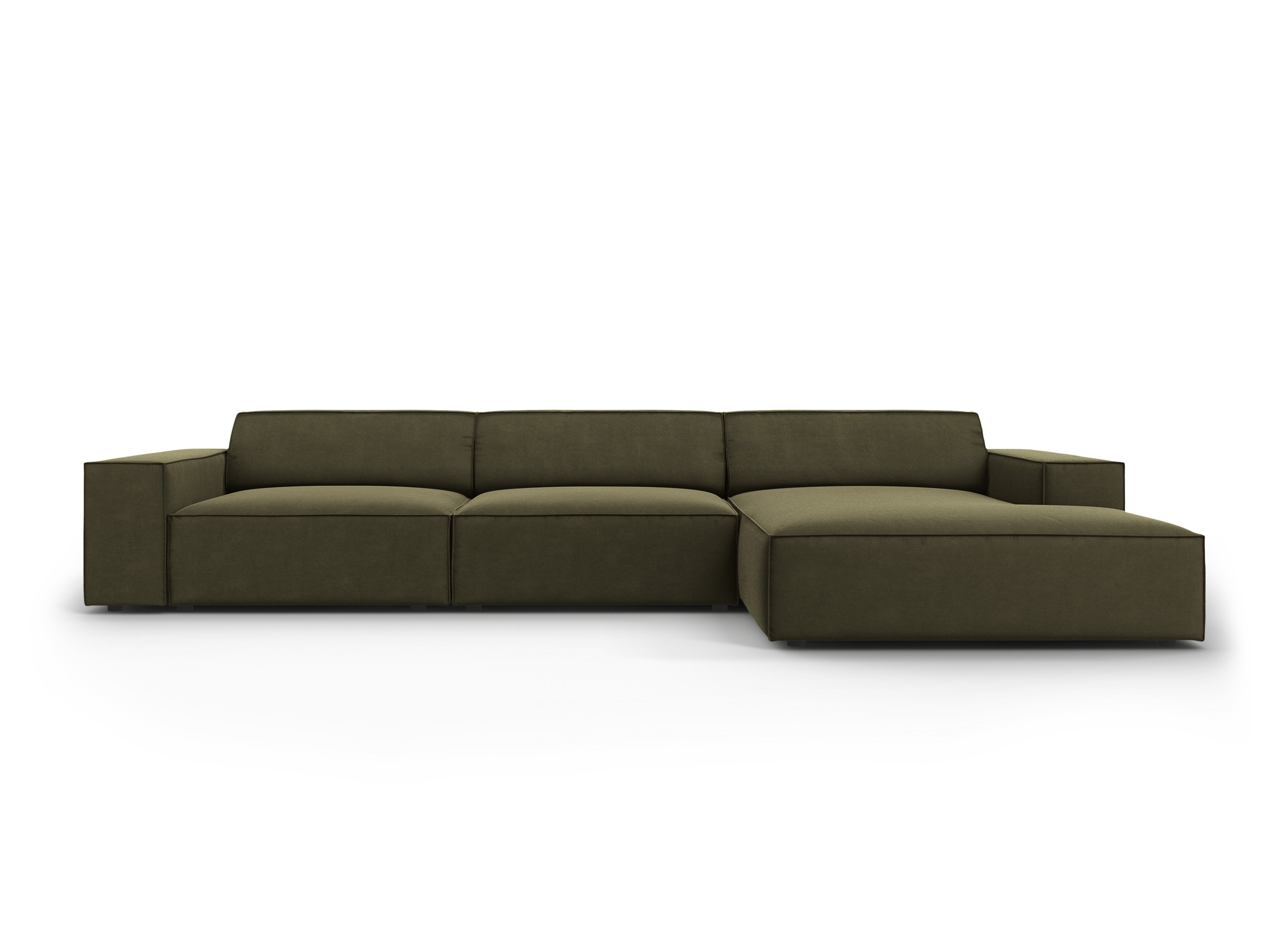 Ecksofa Jodie 284x166cm, Material: Samt