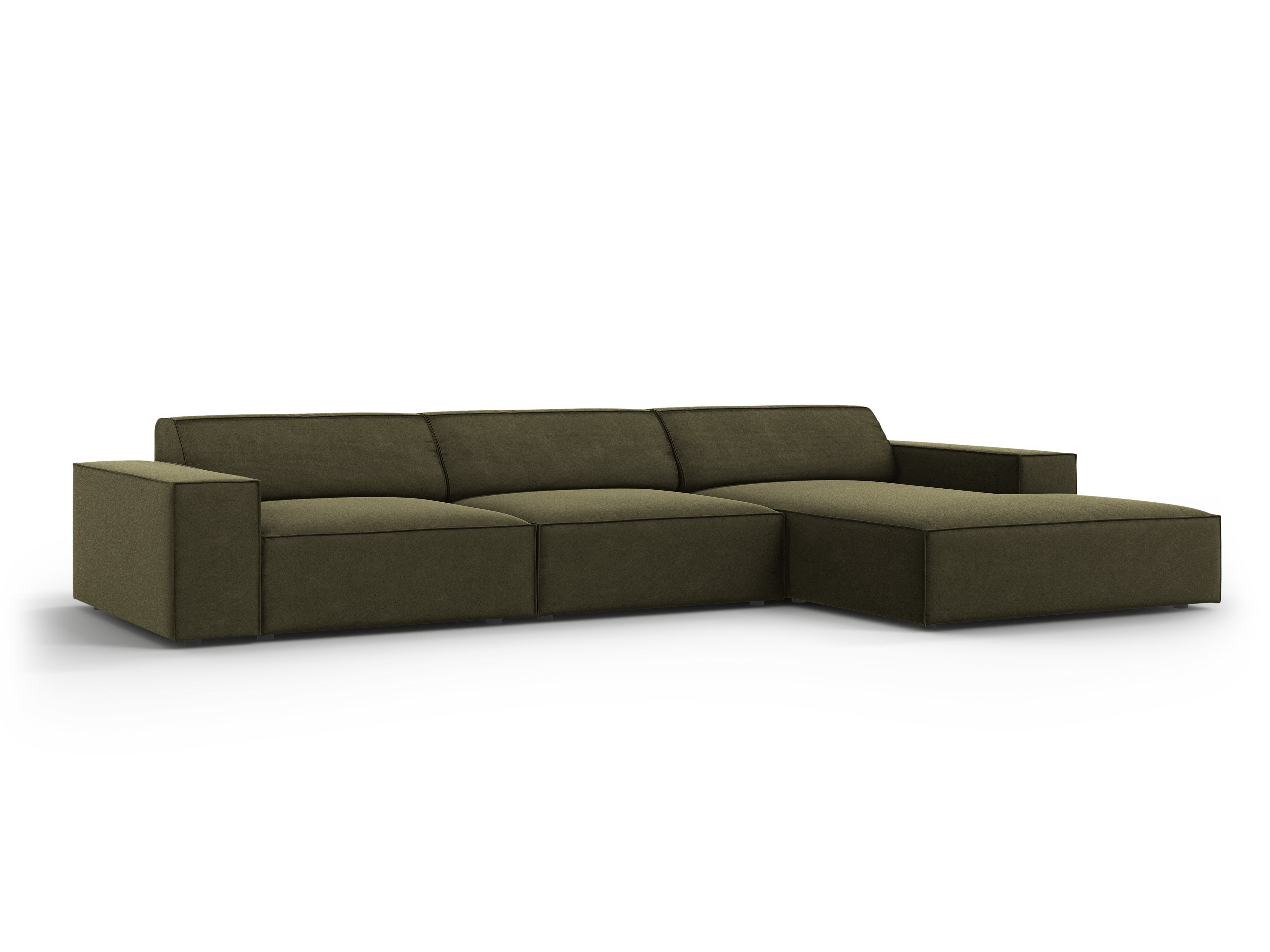 Ecksofa Jodie 284x166cm, Material: Samt