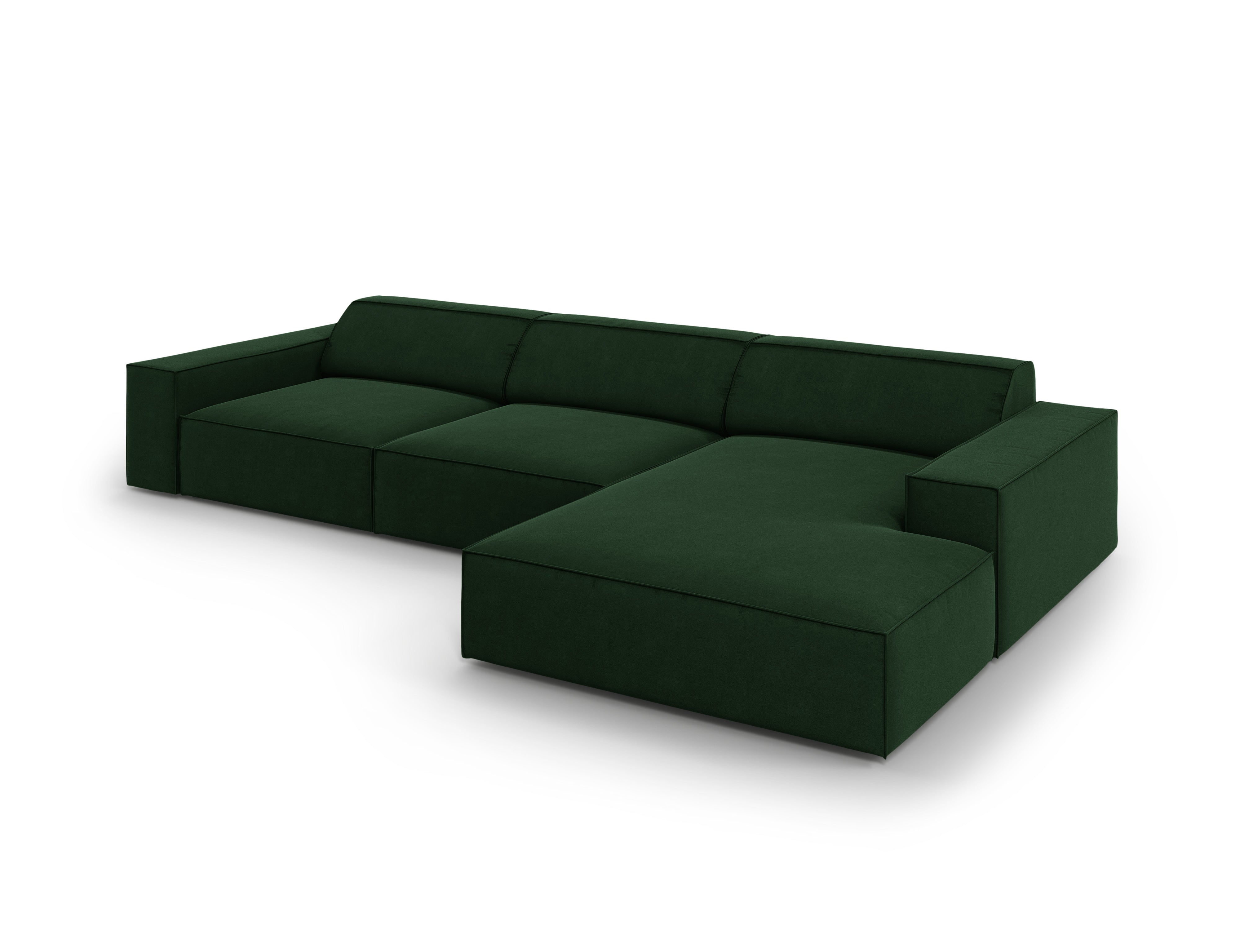 Ecksofa Jodie 284x166cm, Material: Samt