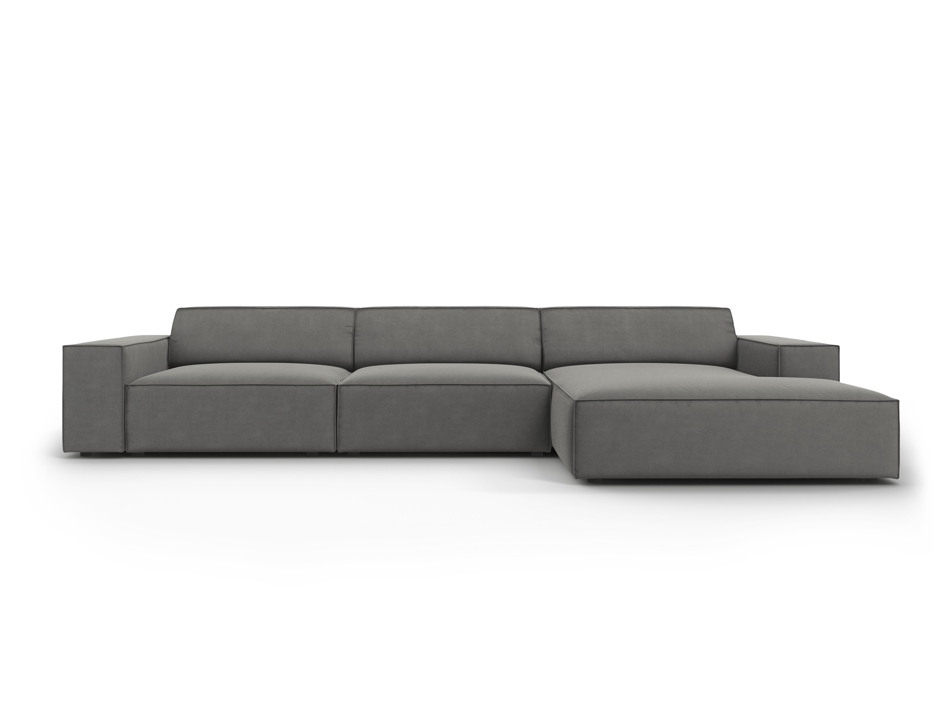 Ecksofa Jodie 284x166cm, Material: Samt