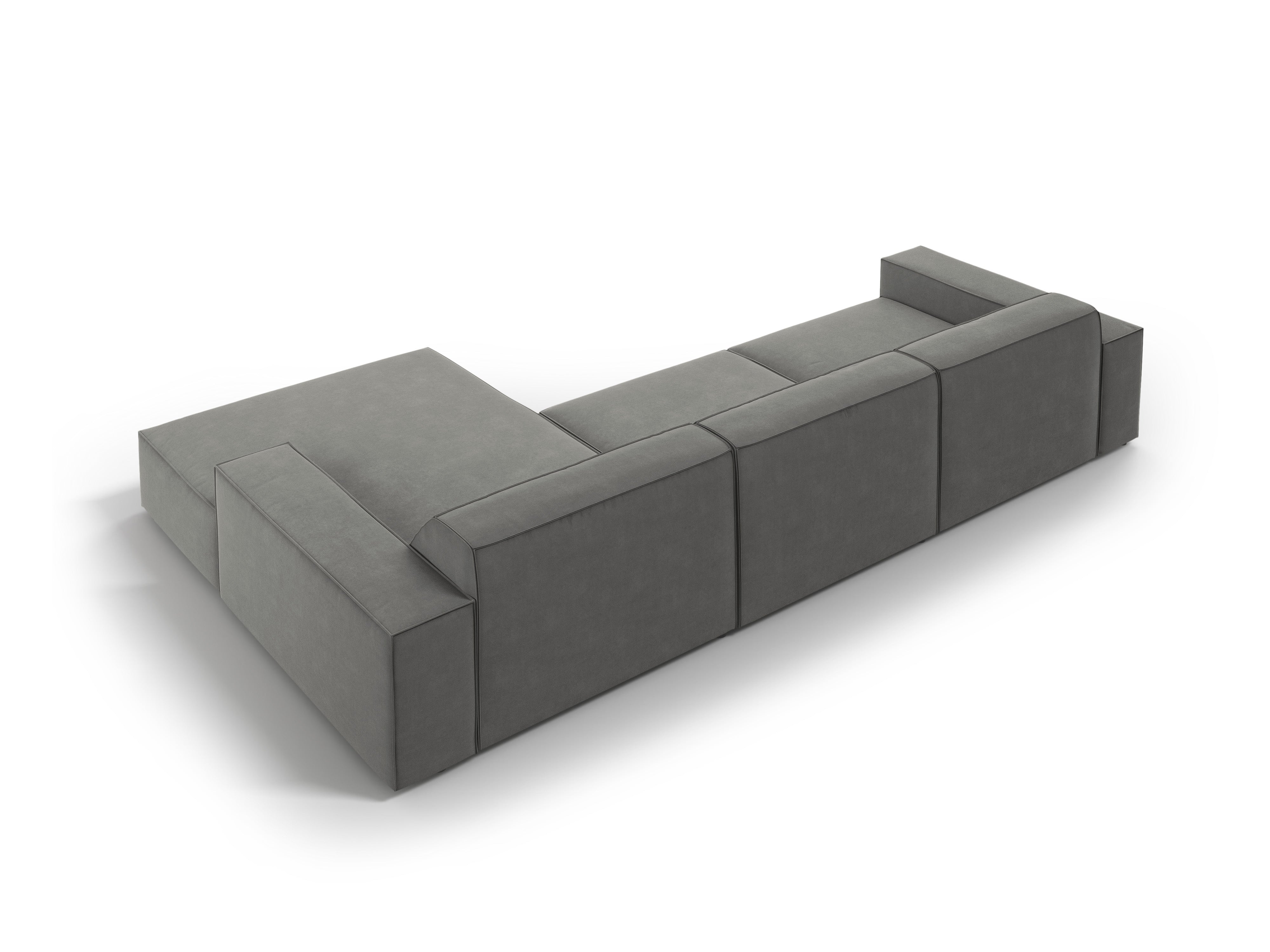 Ecksofa Jodie 284x166cm, Material: Samt