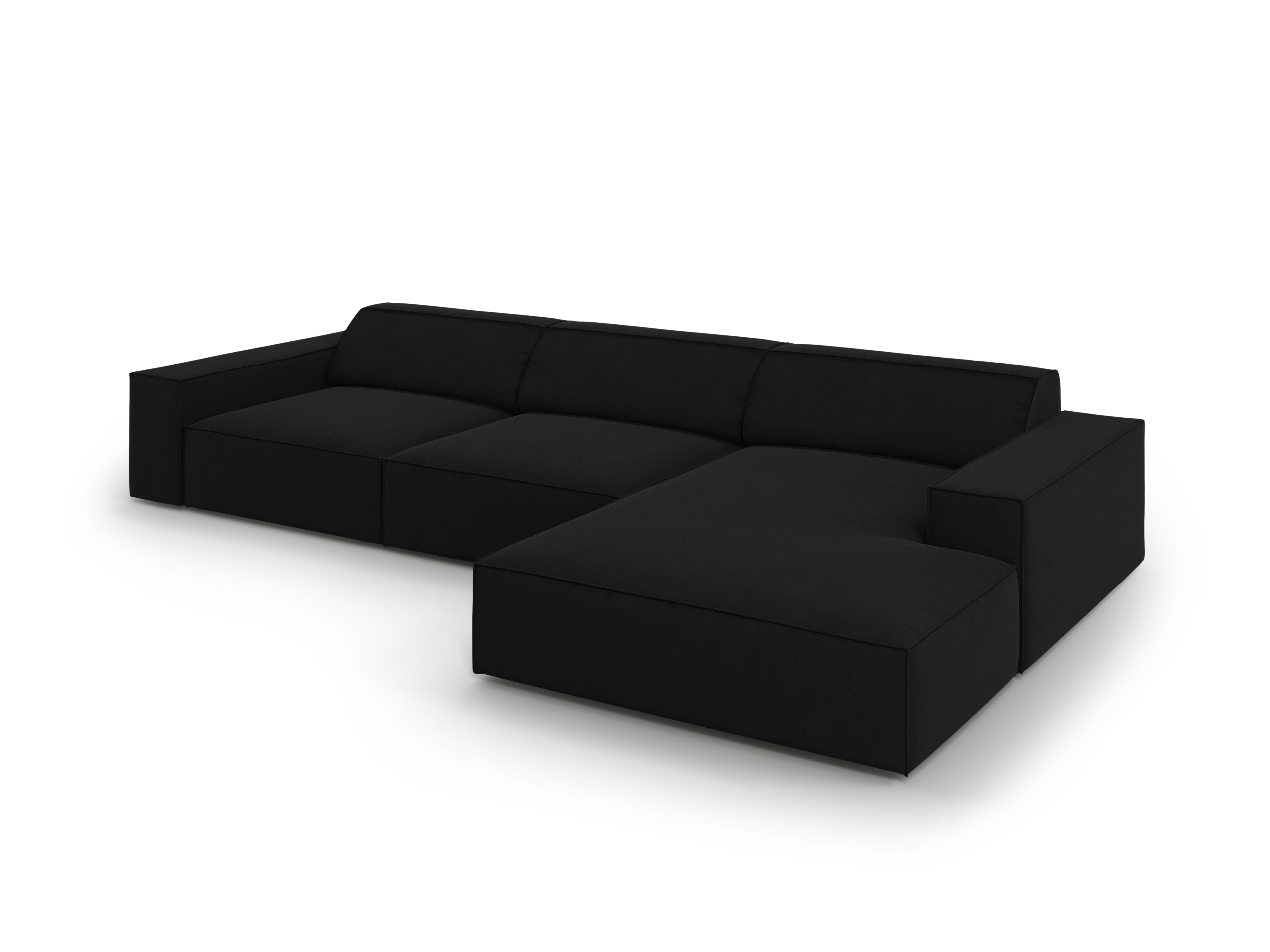 Ecksofa Jodie 284x166cm, Material: Samt