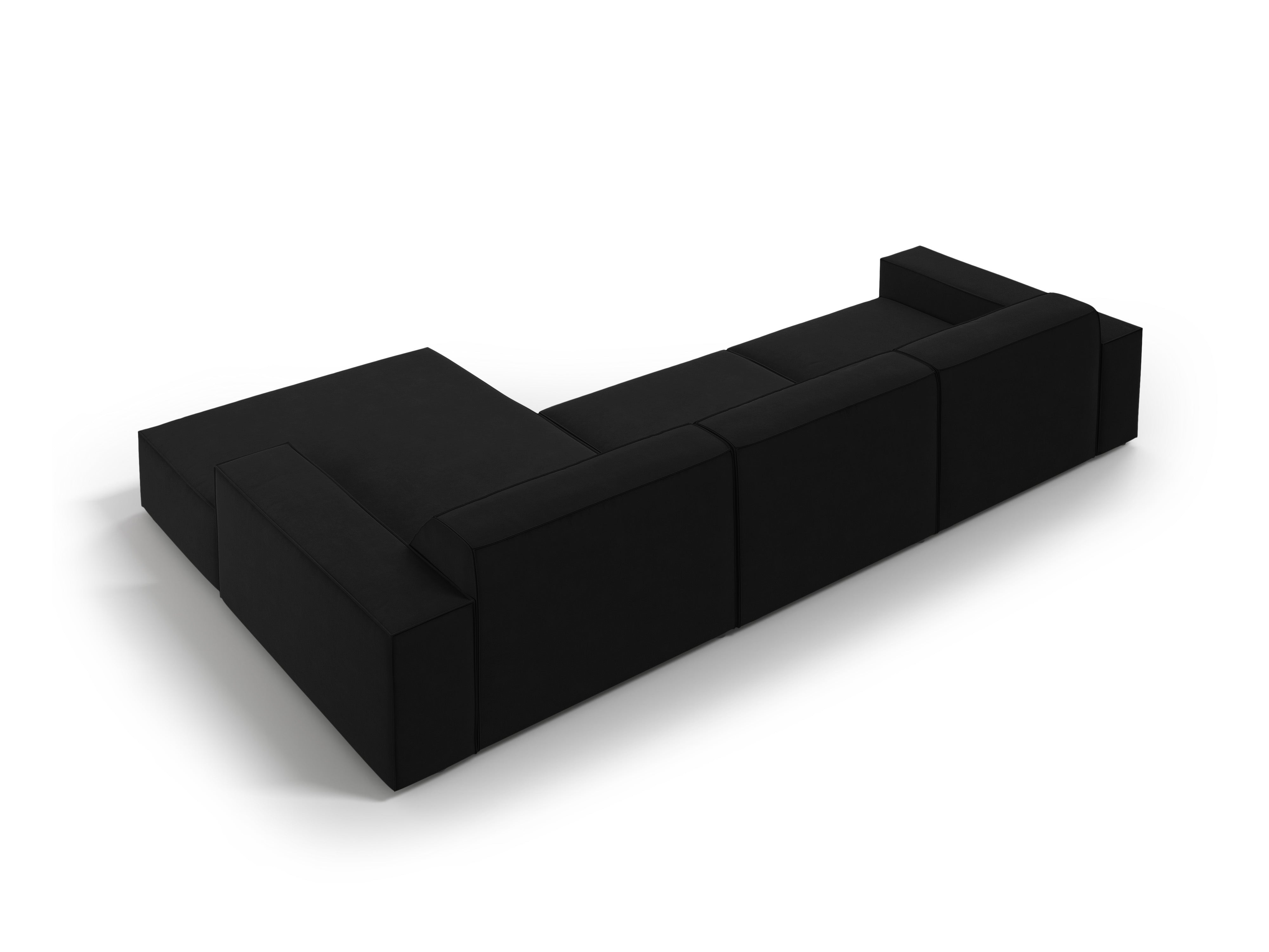 Ecksofa Jodie 284x166cm, Material: Samt