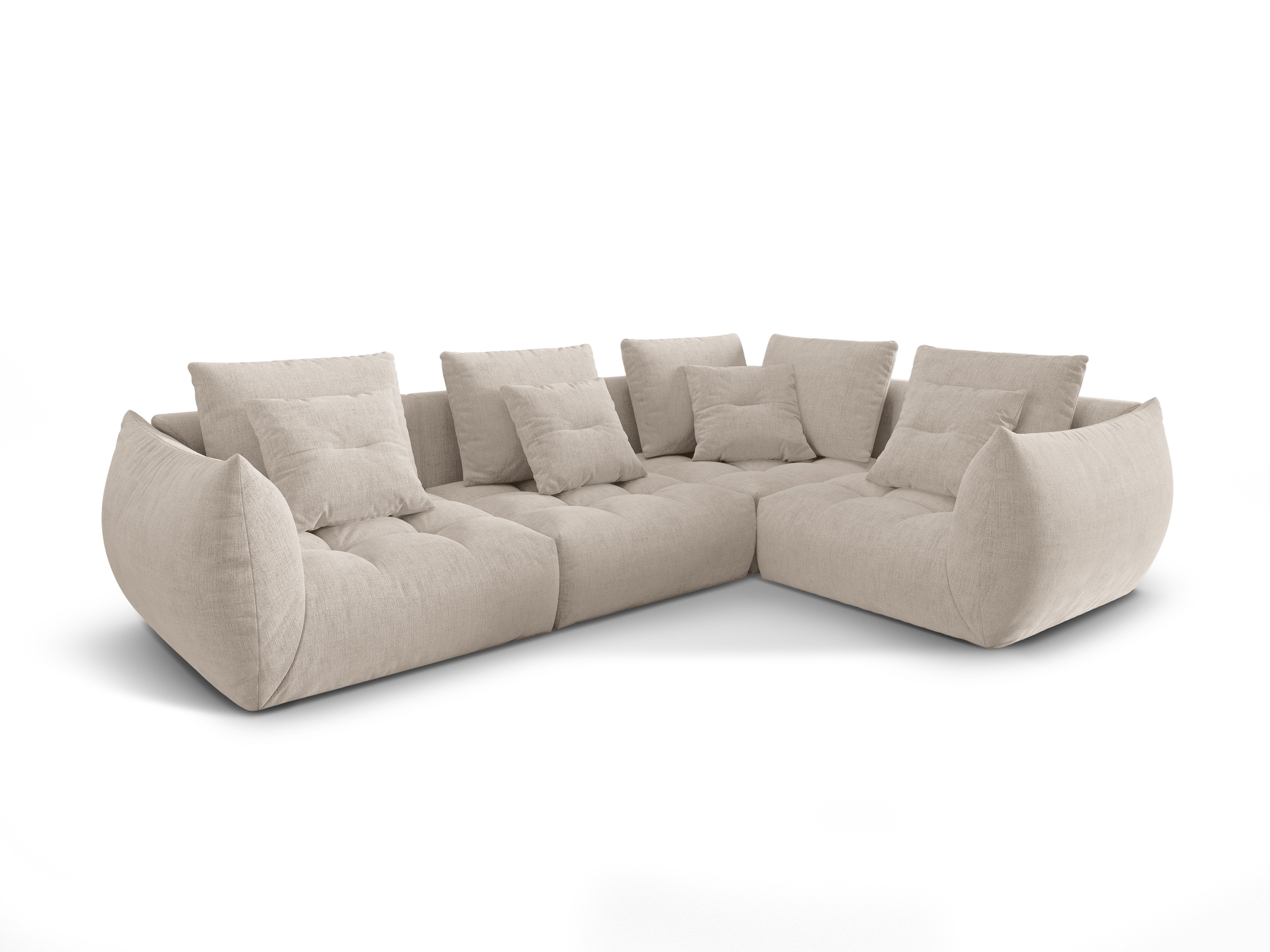 Bloom Ecksofa, 316x216 cm, Material: Strukturstoff