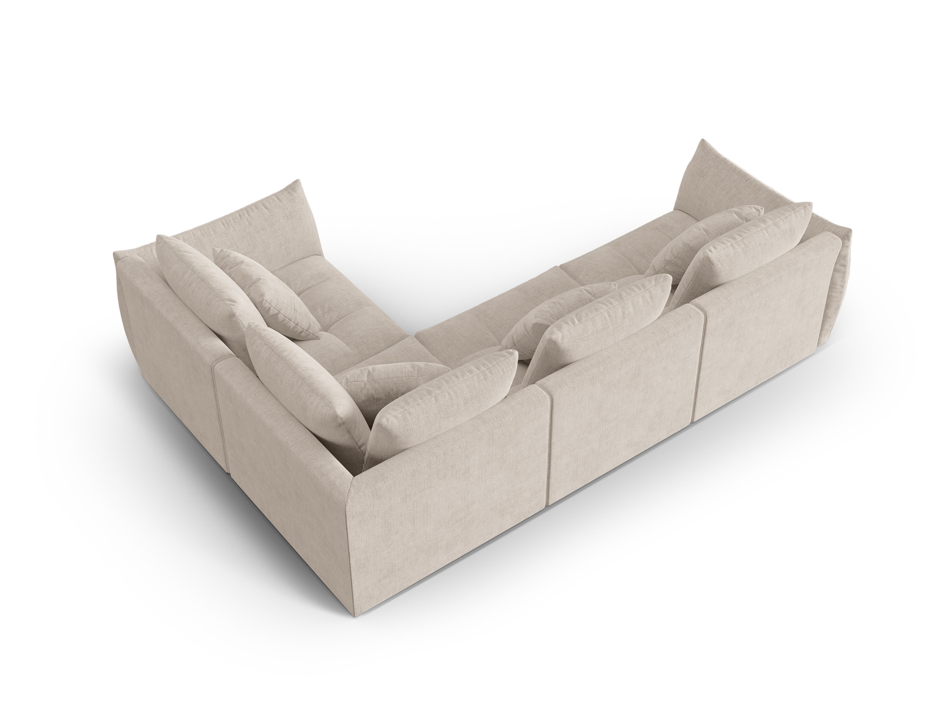 Bloom Ecksofa, 316x216 cm, Material: Strukturstoff