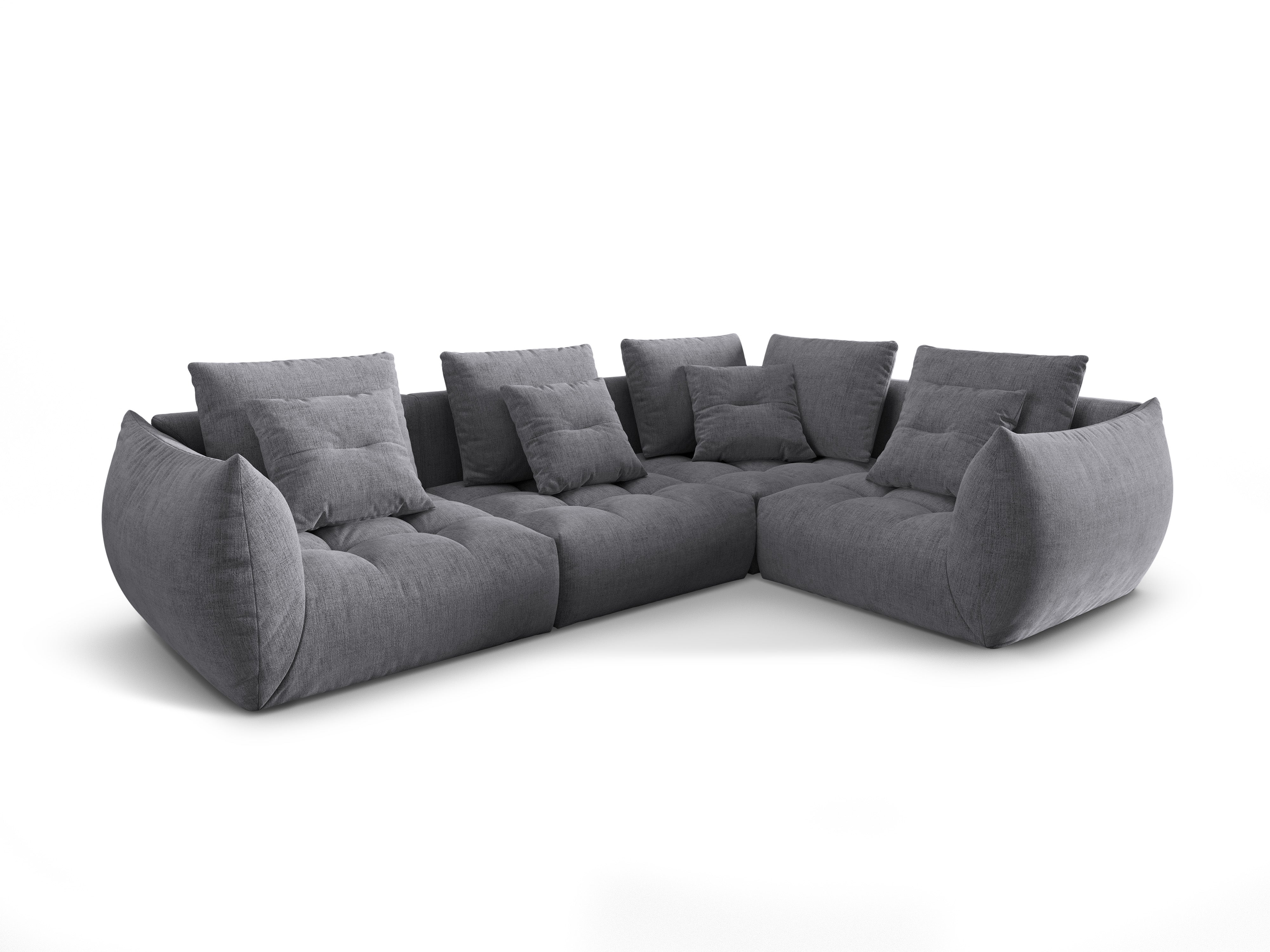 Bloom Ecksofa, 316x216 cm, Material: Strukturstoff