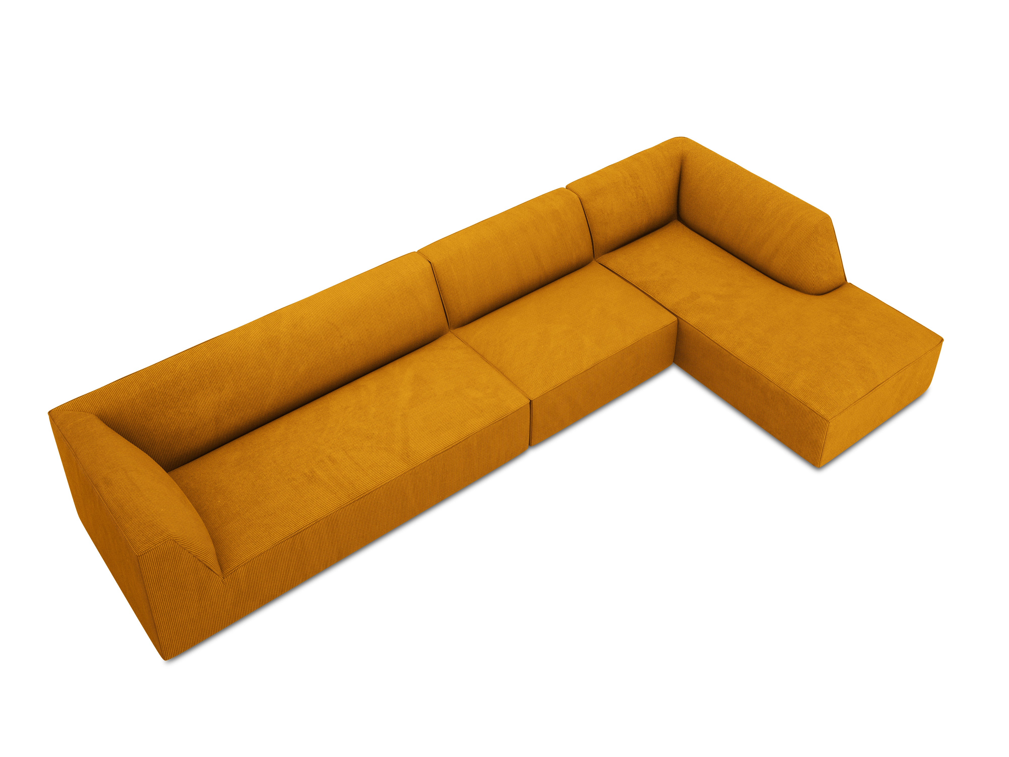 Ecksofa Ruby, 5 Sitze, 366x180cm, Material: Cord