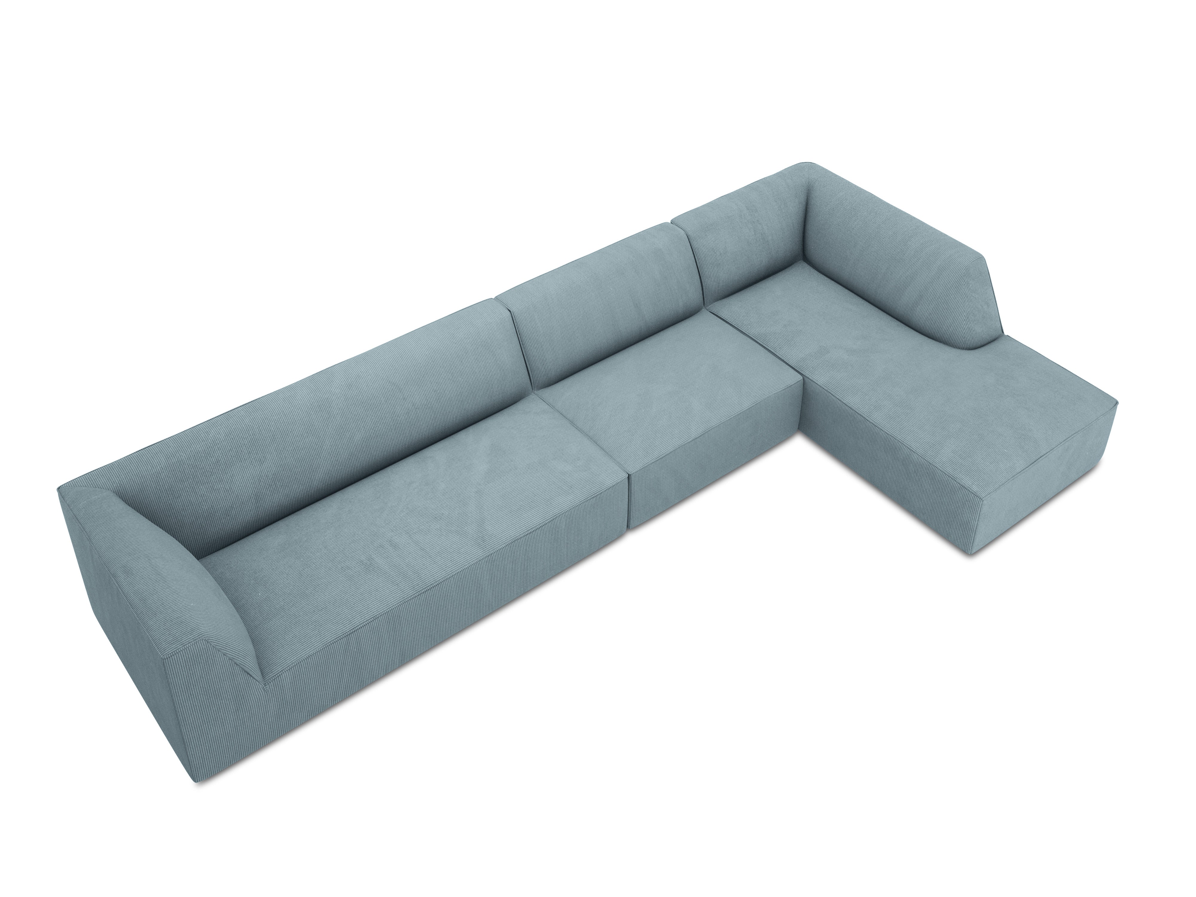 Ecksofa Ruby, 5 Sitze, 366x180cm, Material: Cord
