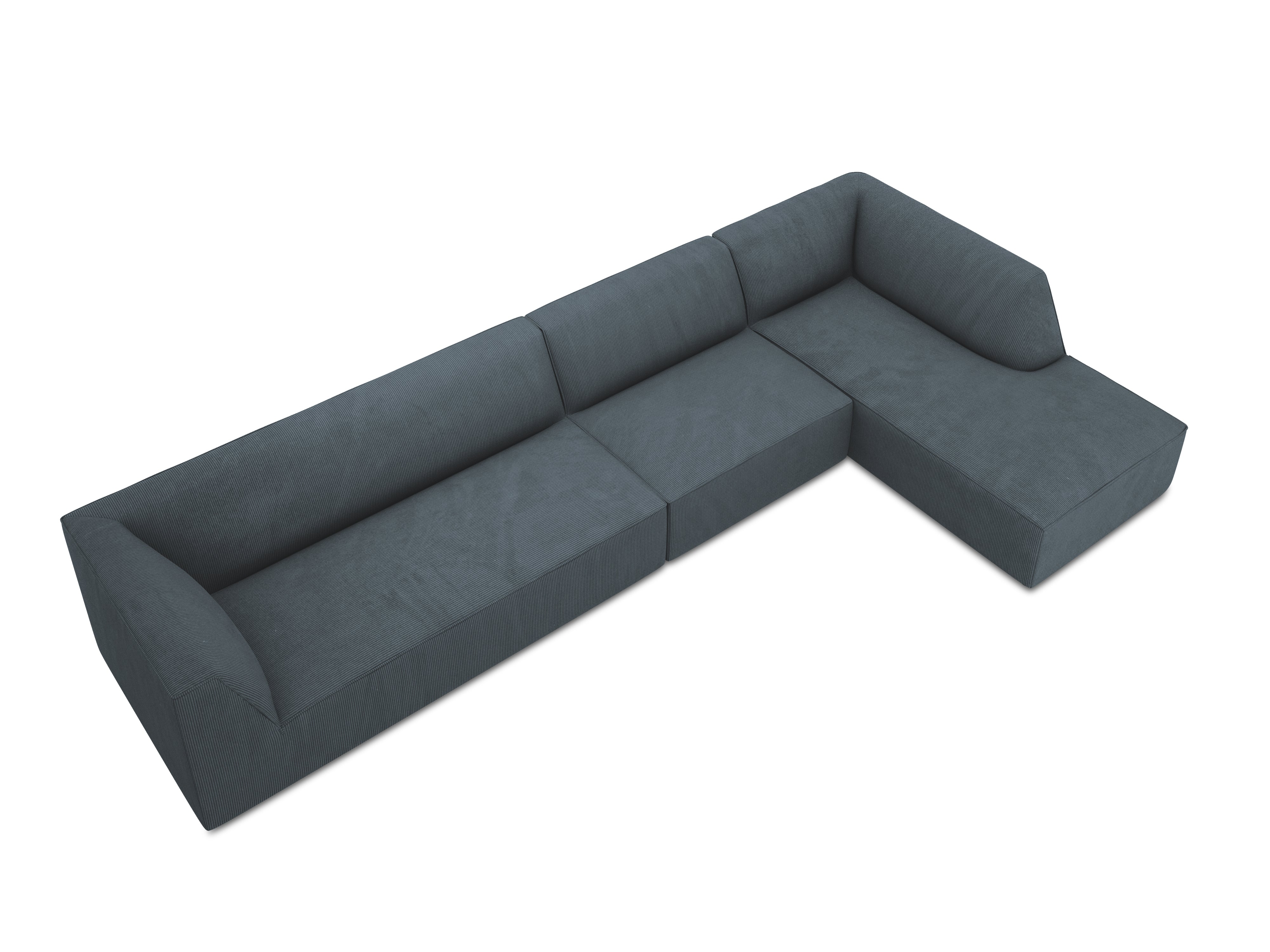 Ecksofa Ruby, 5 Sitze, 366x180cm, Material: Cord
