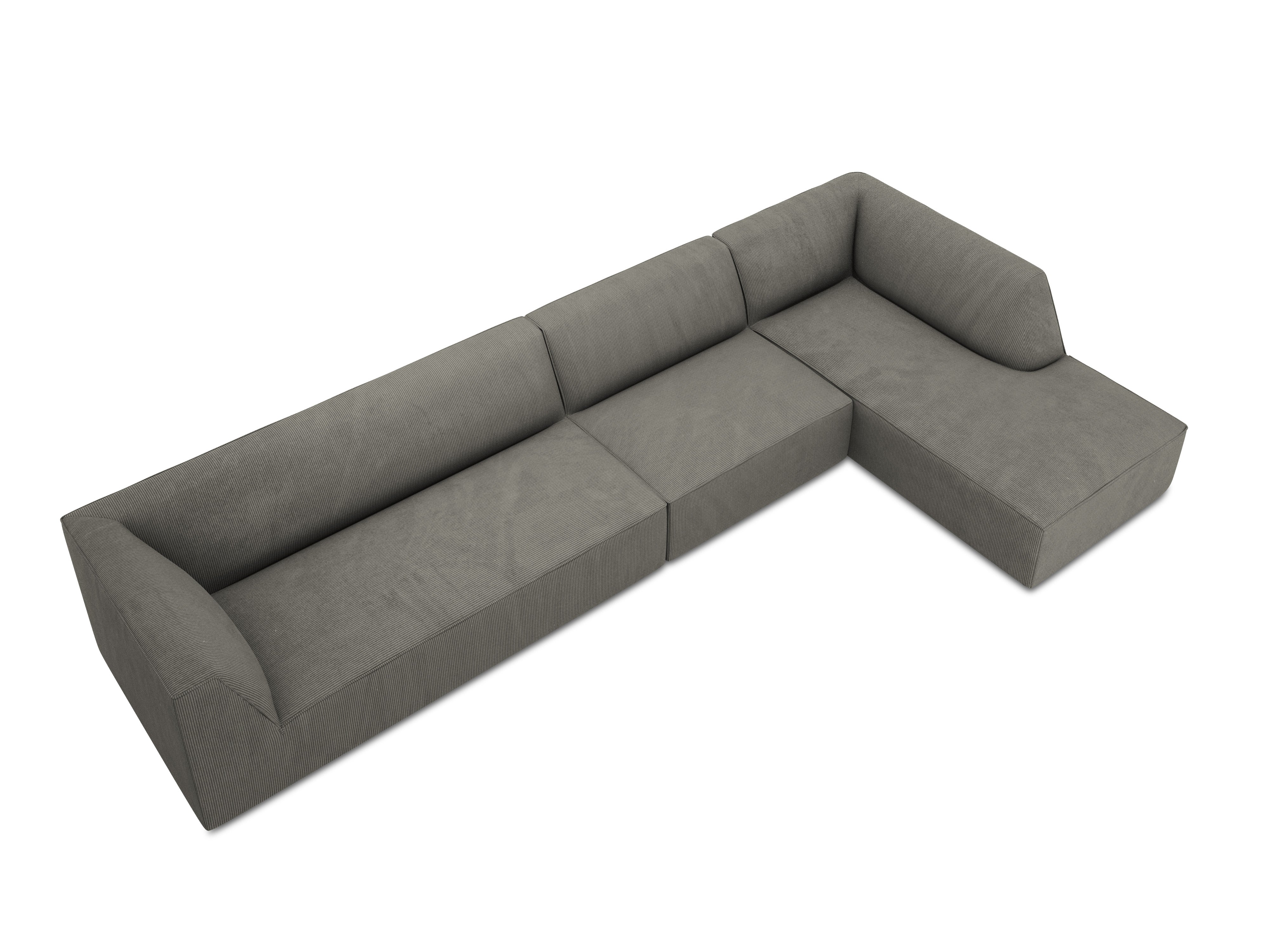 Ecksofa Ruby, 5 Sitze, 366x180cm, Material: Cord