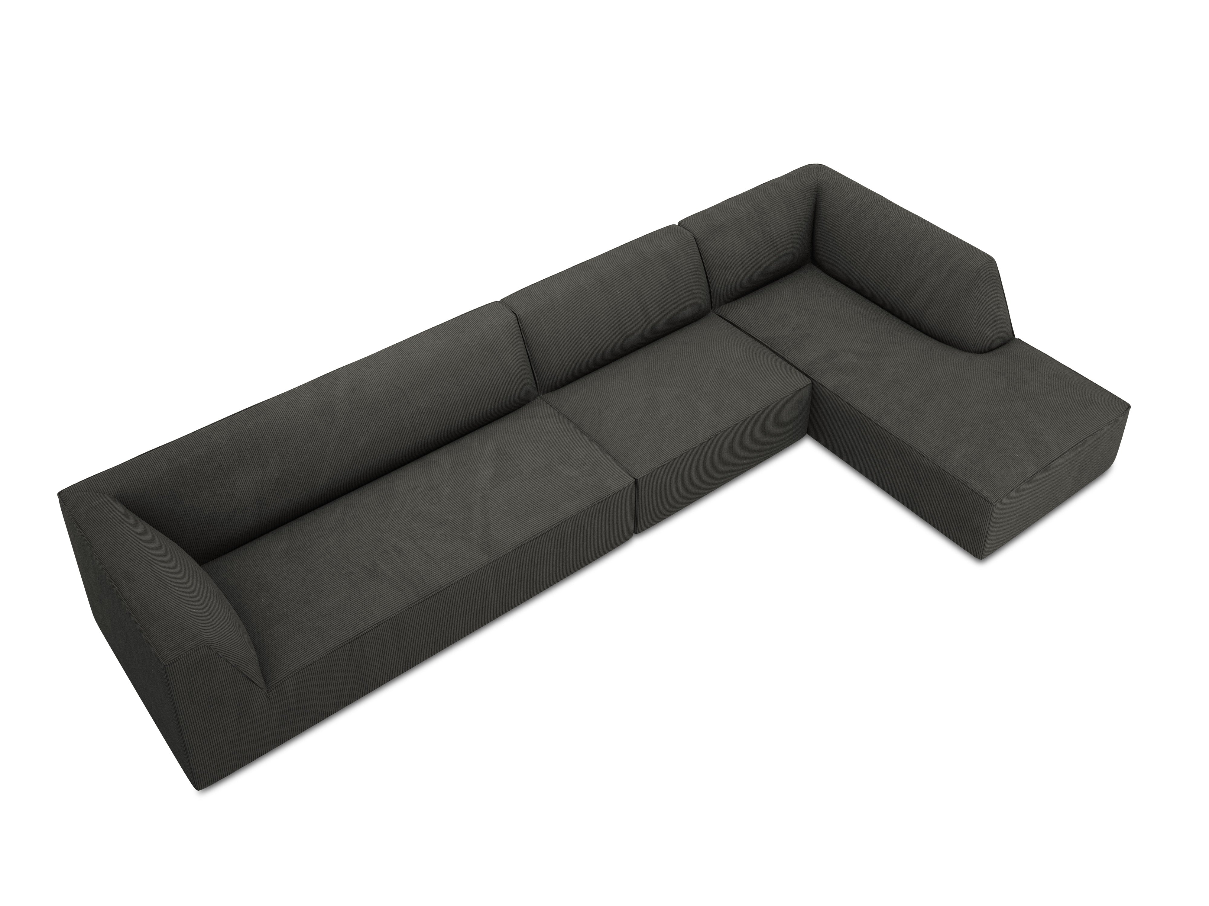 Ecksofa Ruby, 5 Sitze, 366x180cm, Material: Cord