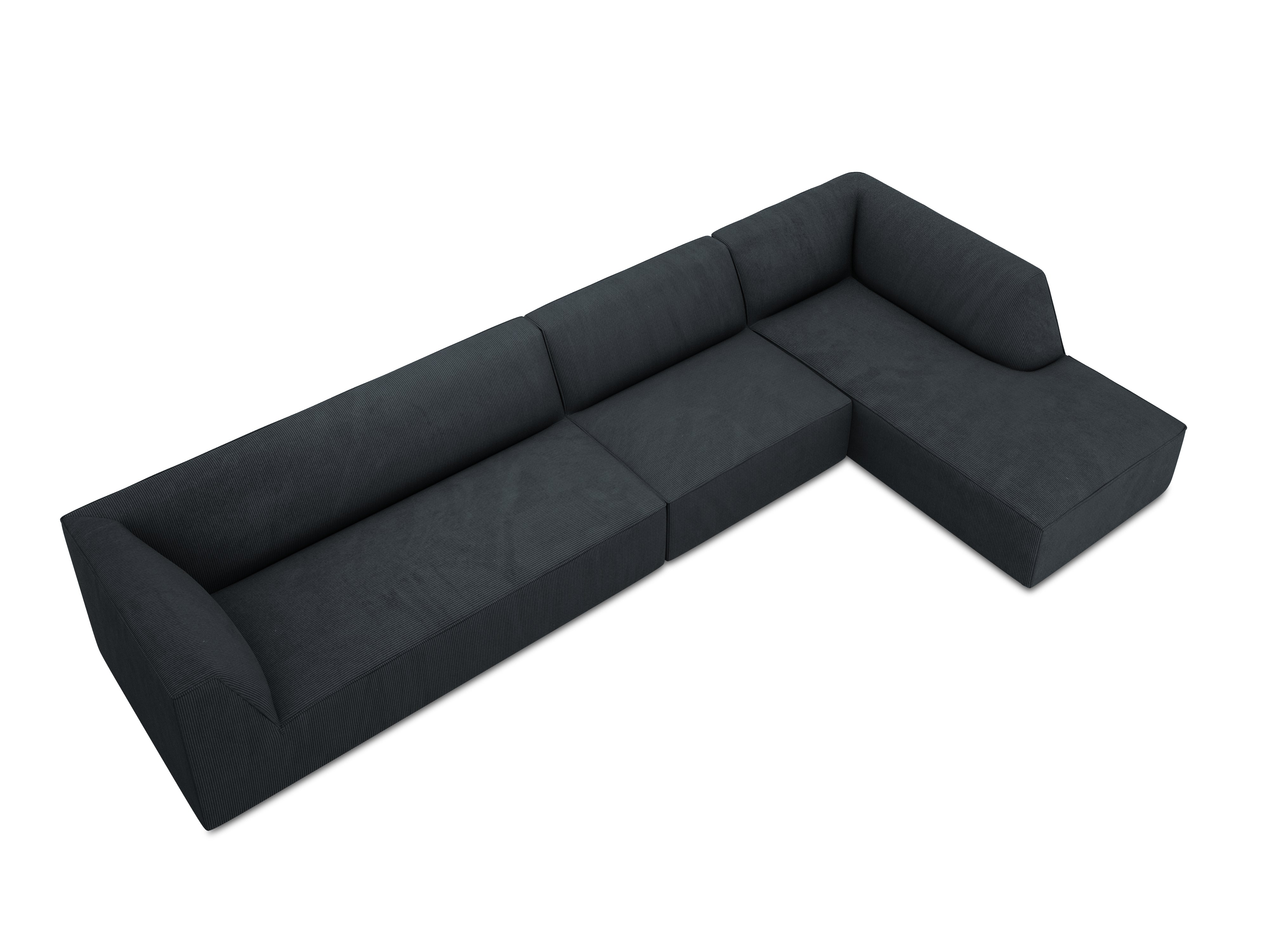 Ecksofa Ruby, 5 Sitze, 366x180cm, Material: Cord