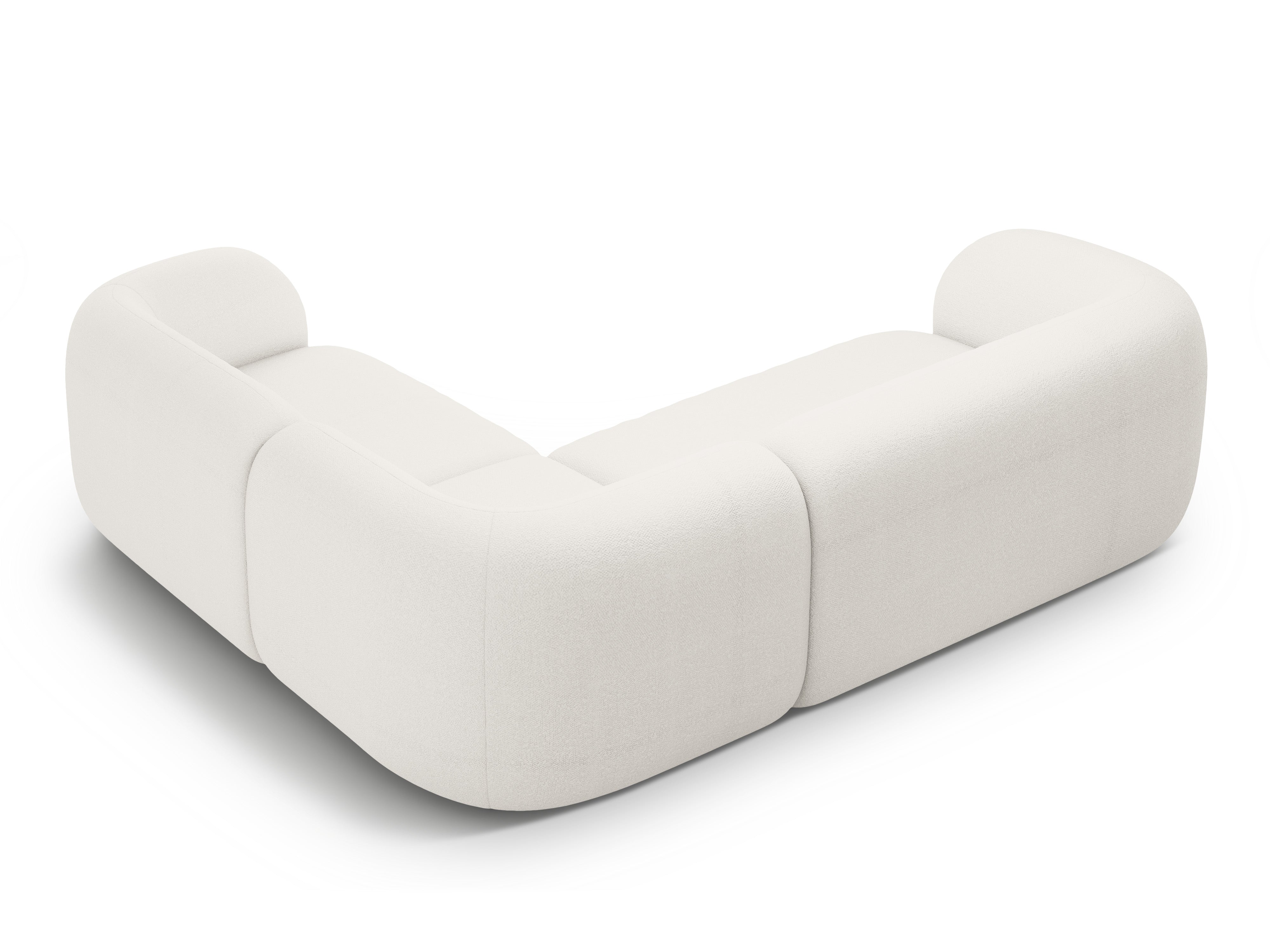 Ecksofa-Set Kate, 252x220cm, Material: Bouclé