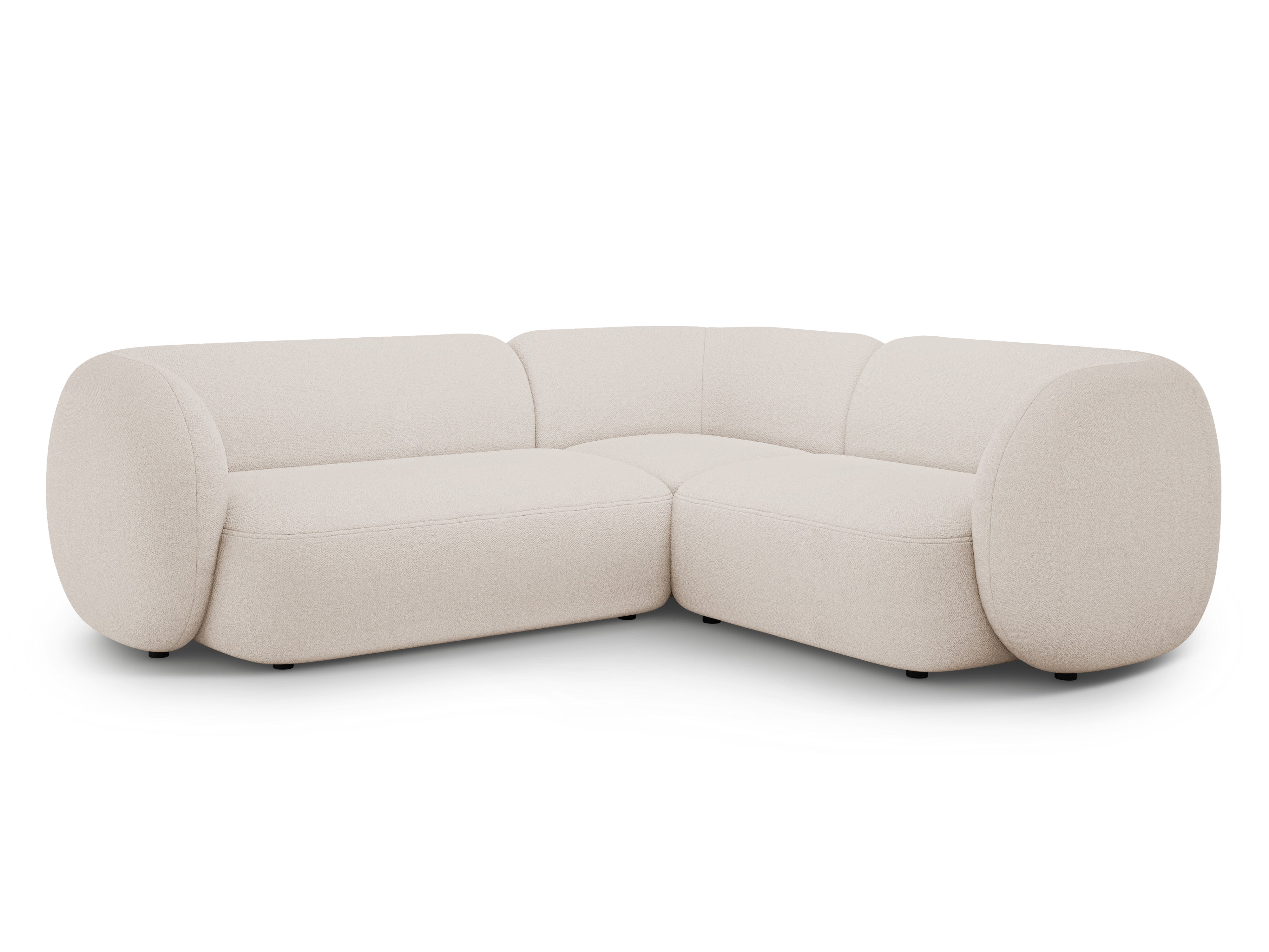 Ecksofa-Set Kate, 252x220cm, Material: Bouclé
