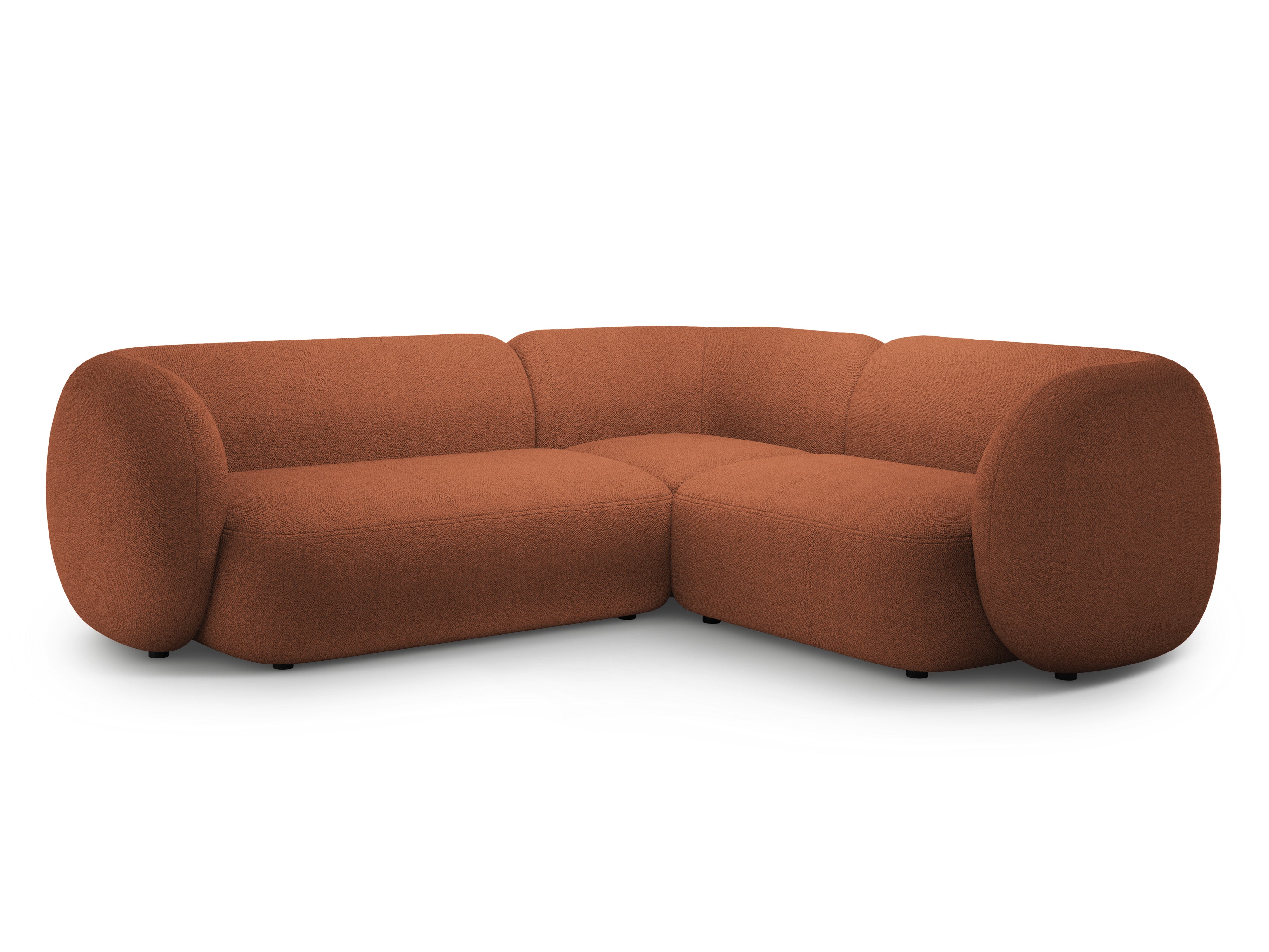 Ecksofa-Set Kate, 252x220cm, Material: Bouclé