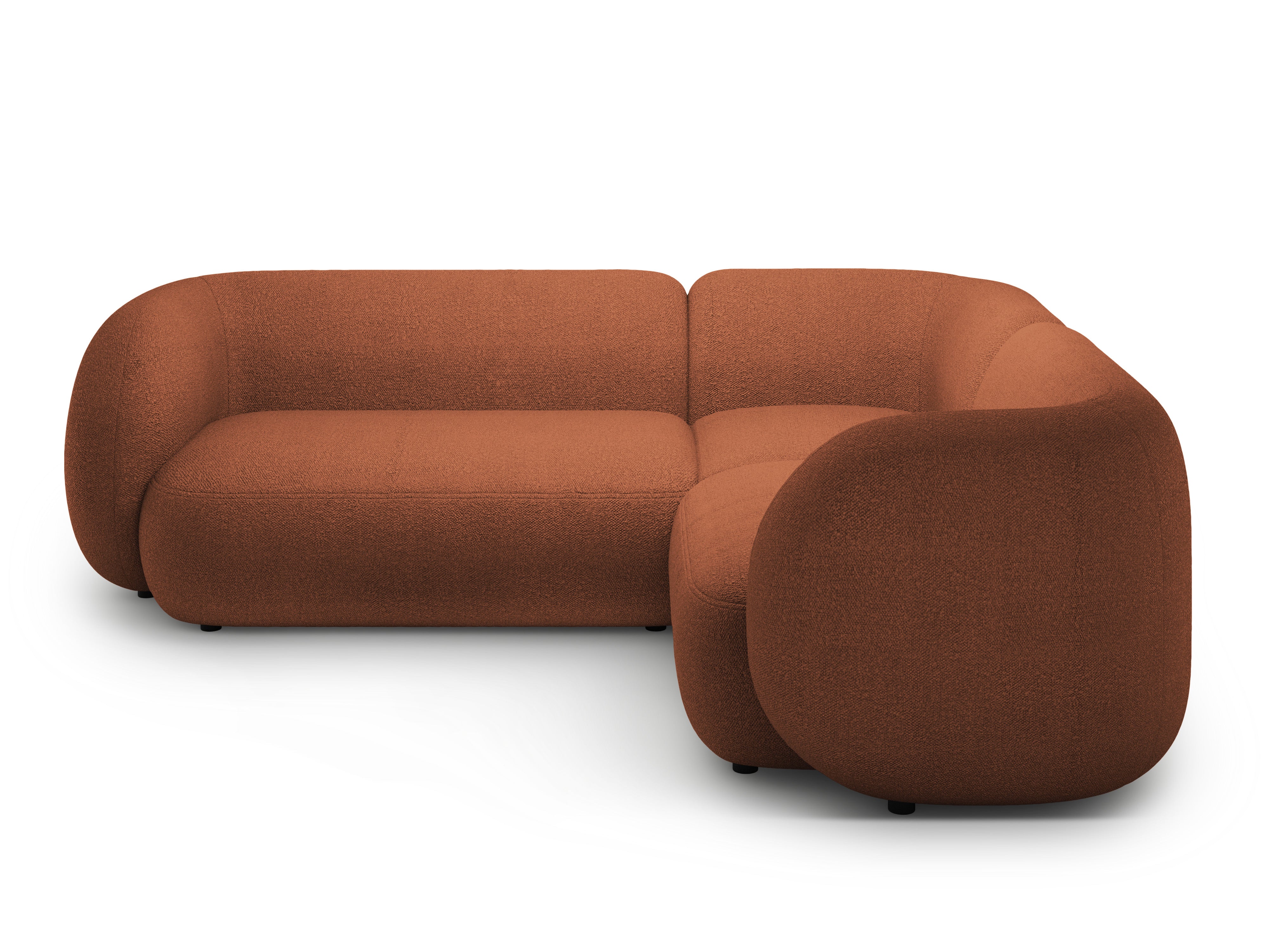 Ecksofa-Set Kate, 252x220cm, Material: Bouclé