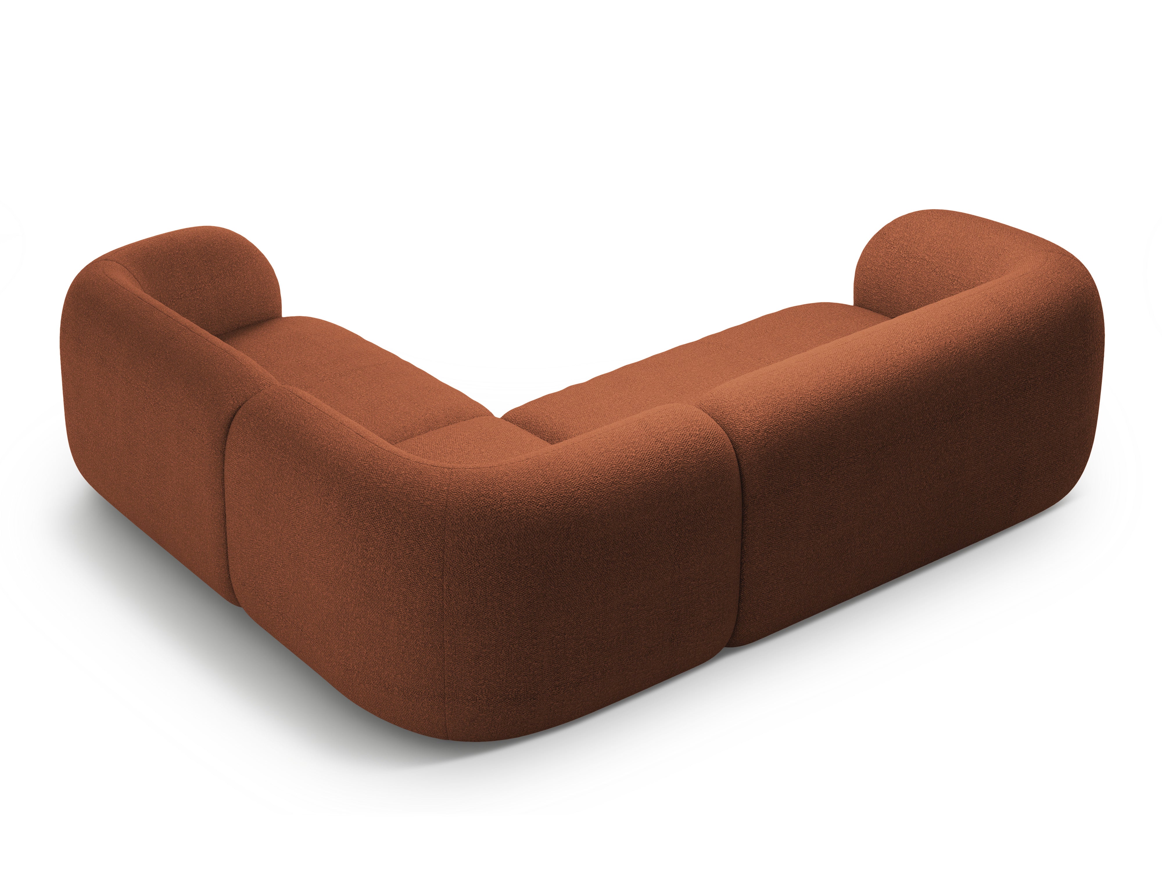 Ecksofa-Set Kate, 252x220cm, Material: Bouclé
