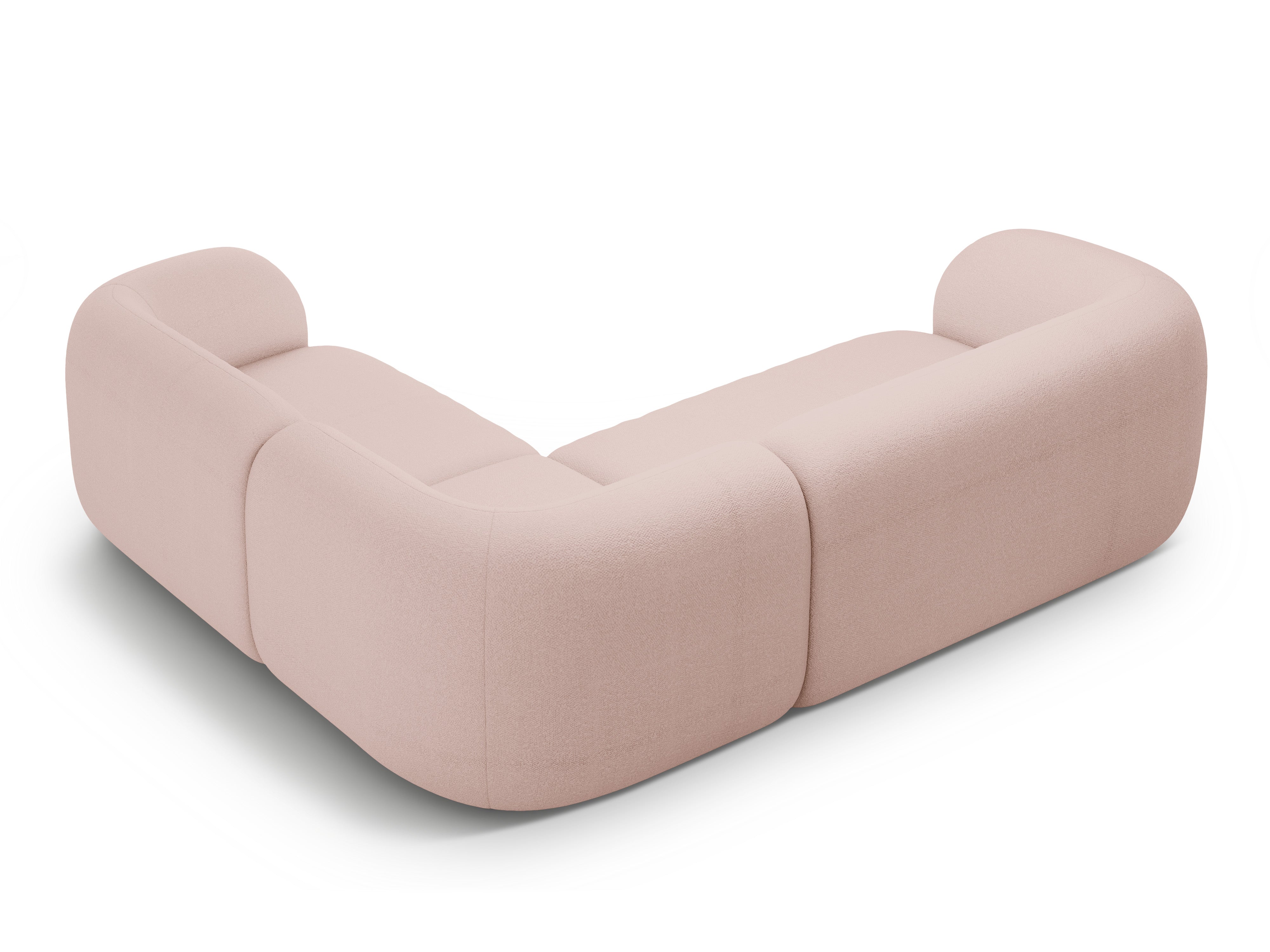 Ecksofa-Set Kate, 252x220cm, Material: Bouclé