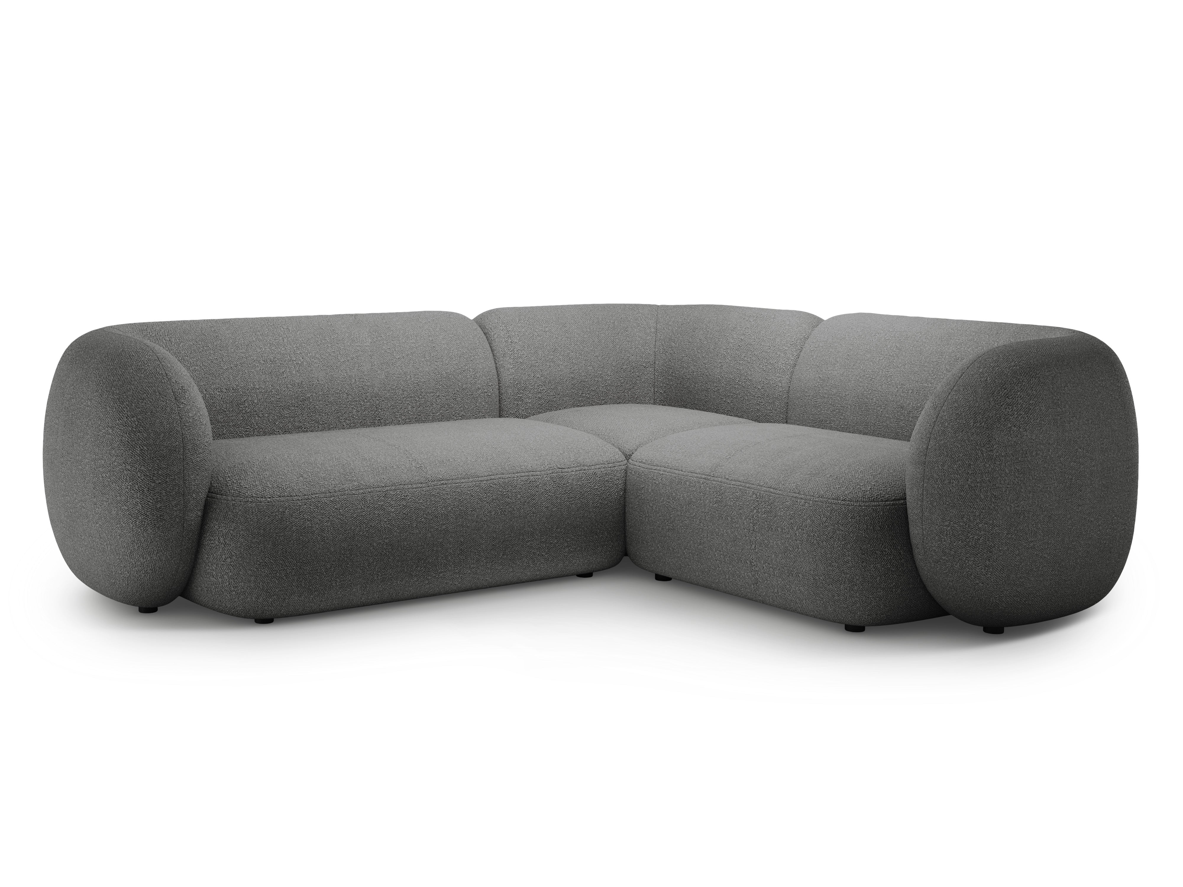 Ecksofa-Set Kate, 252x220cm, Material: Bouclé