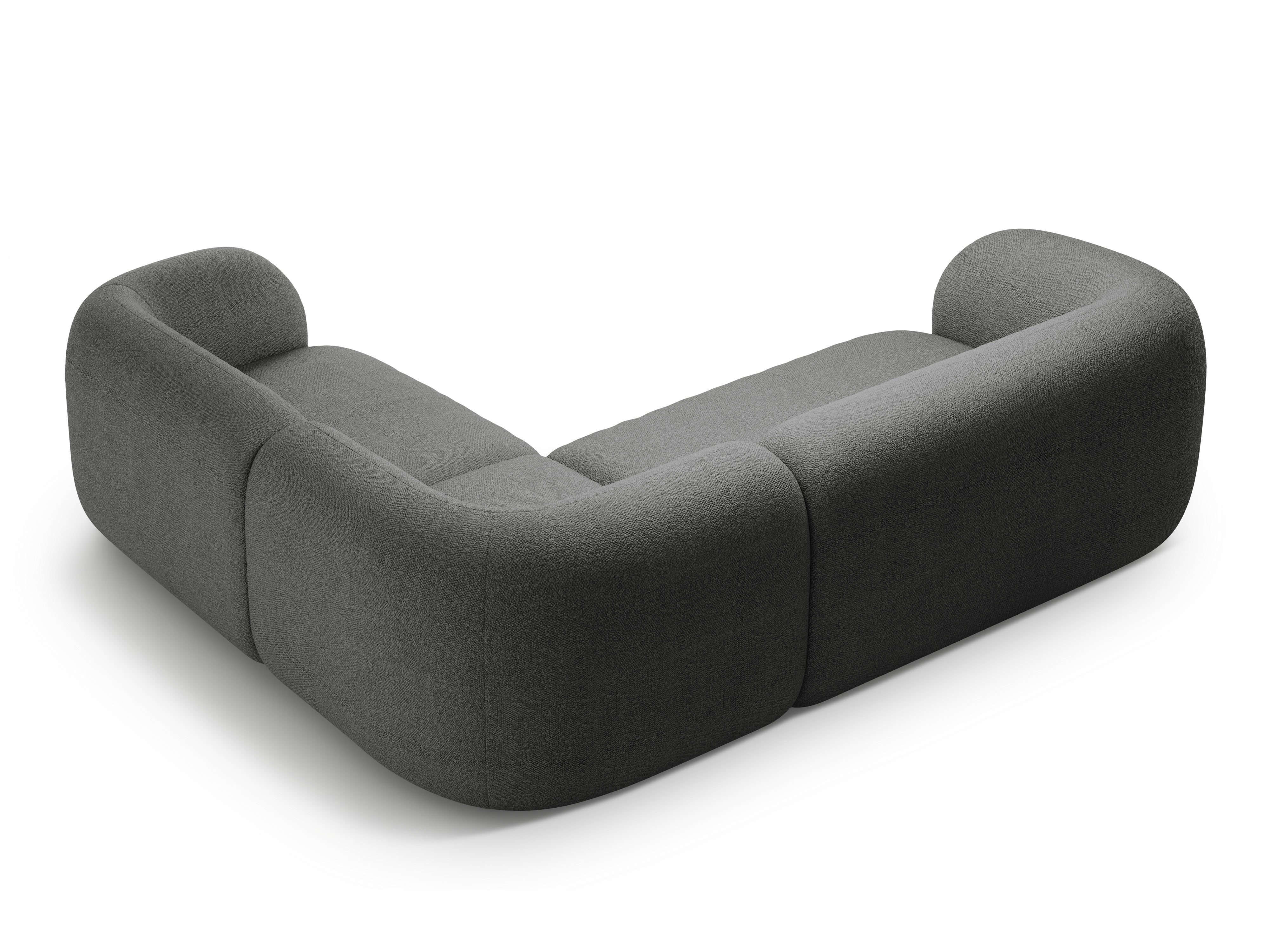 Ecksofa-Set Kate, 252x220cm, Material: Bouclé