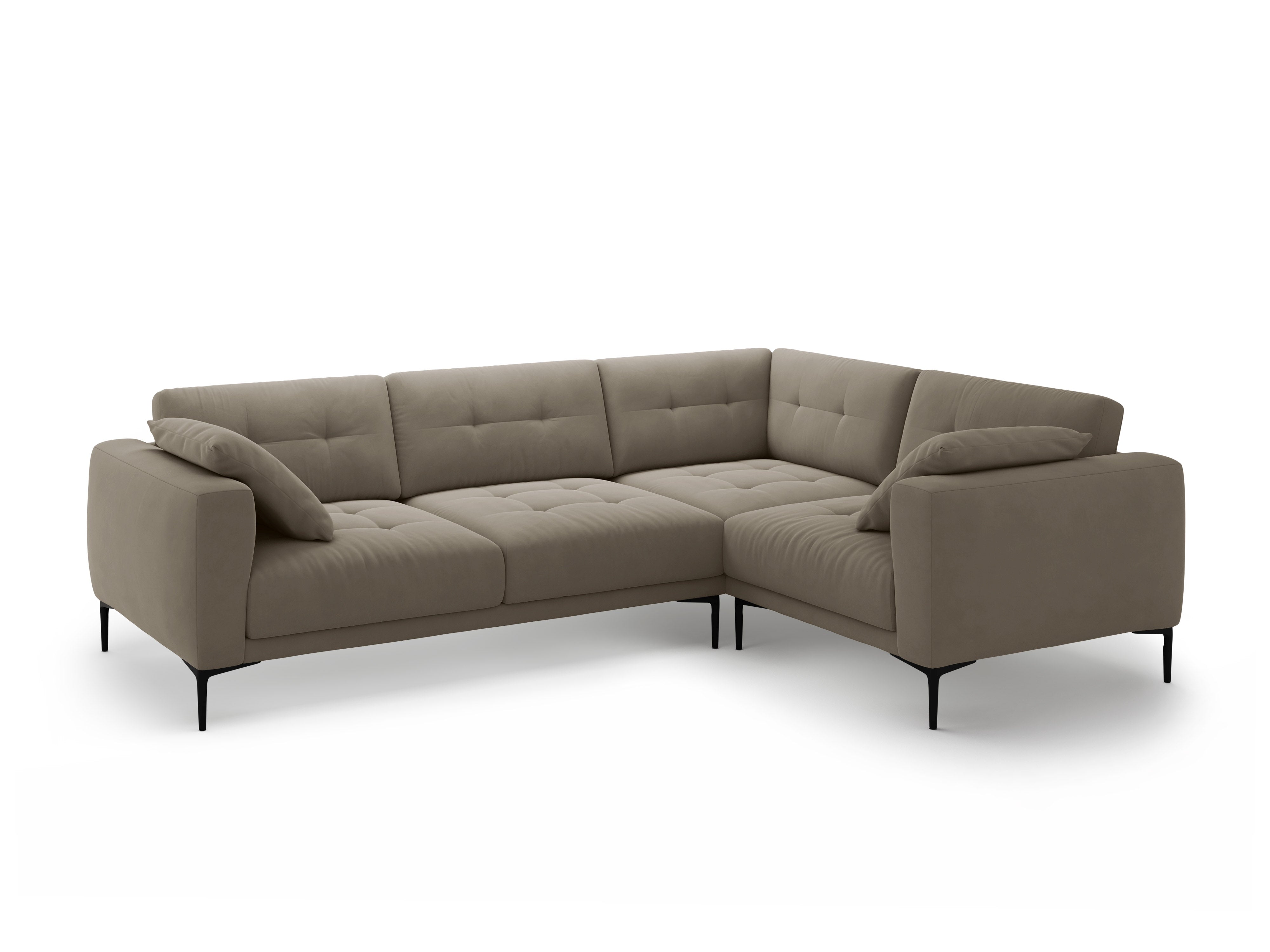 Ecksofa-Set Bemy, 290x200cm, Material: Samt