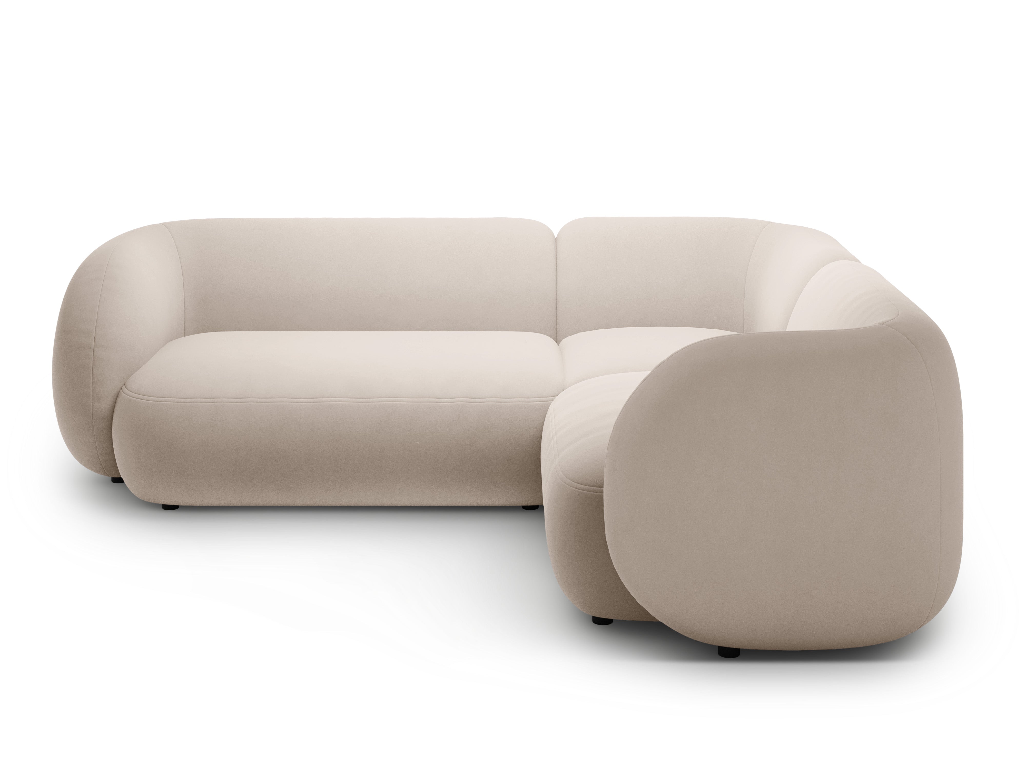 Ecksofa-Set Kate, 252x220cm, Material: Samt