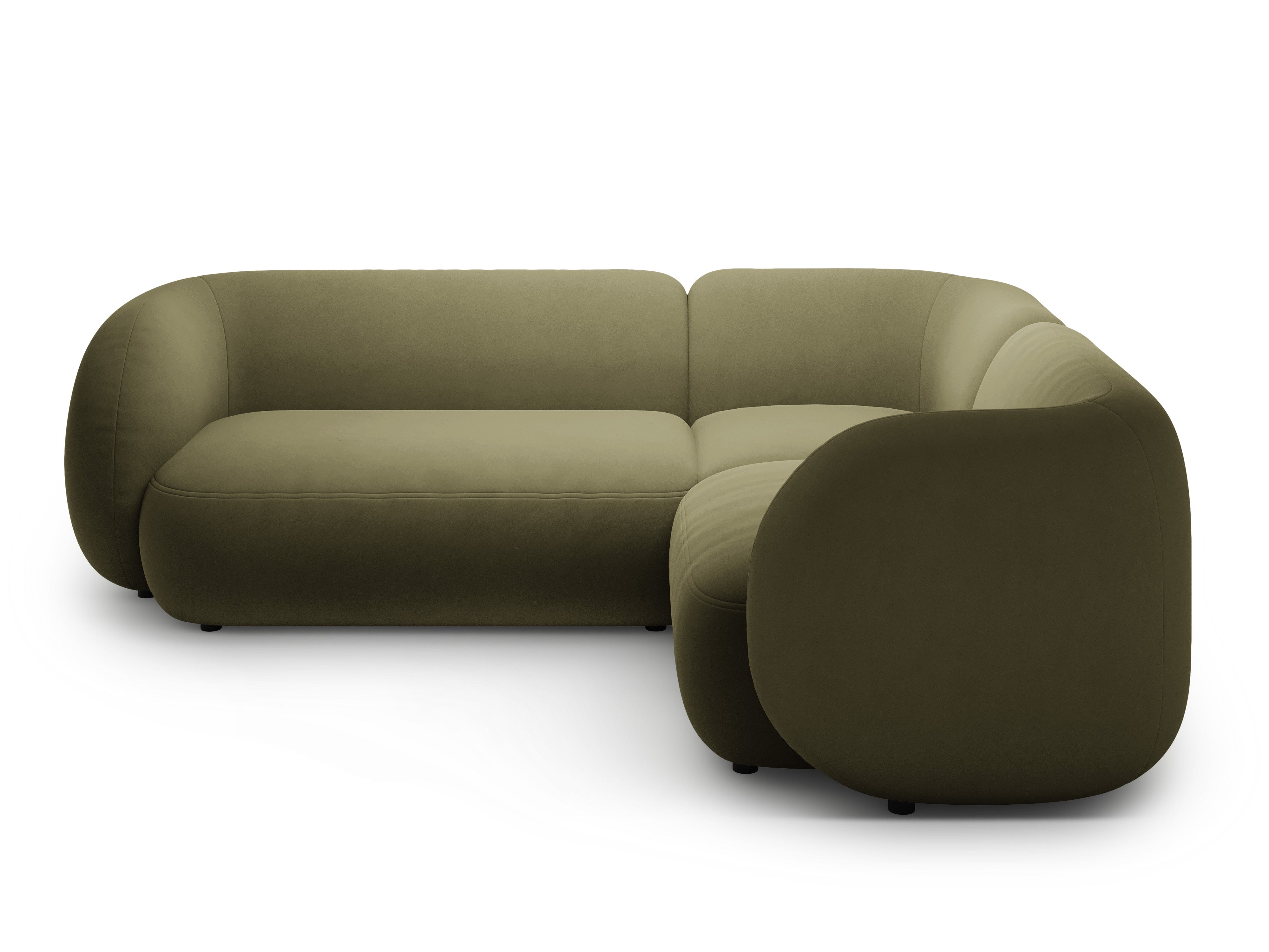 Ecksofa-Set Kate, 252x220cm, Material: Samt