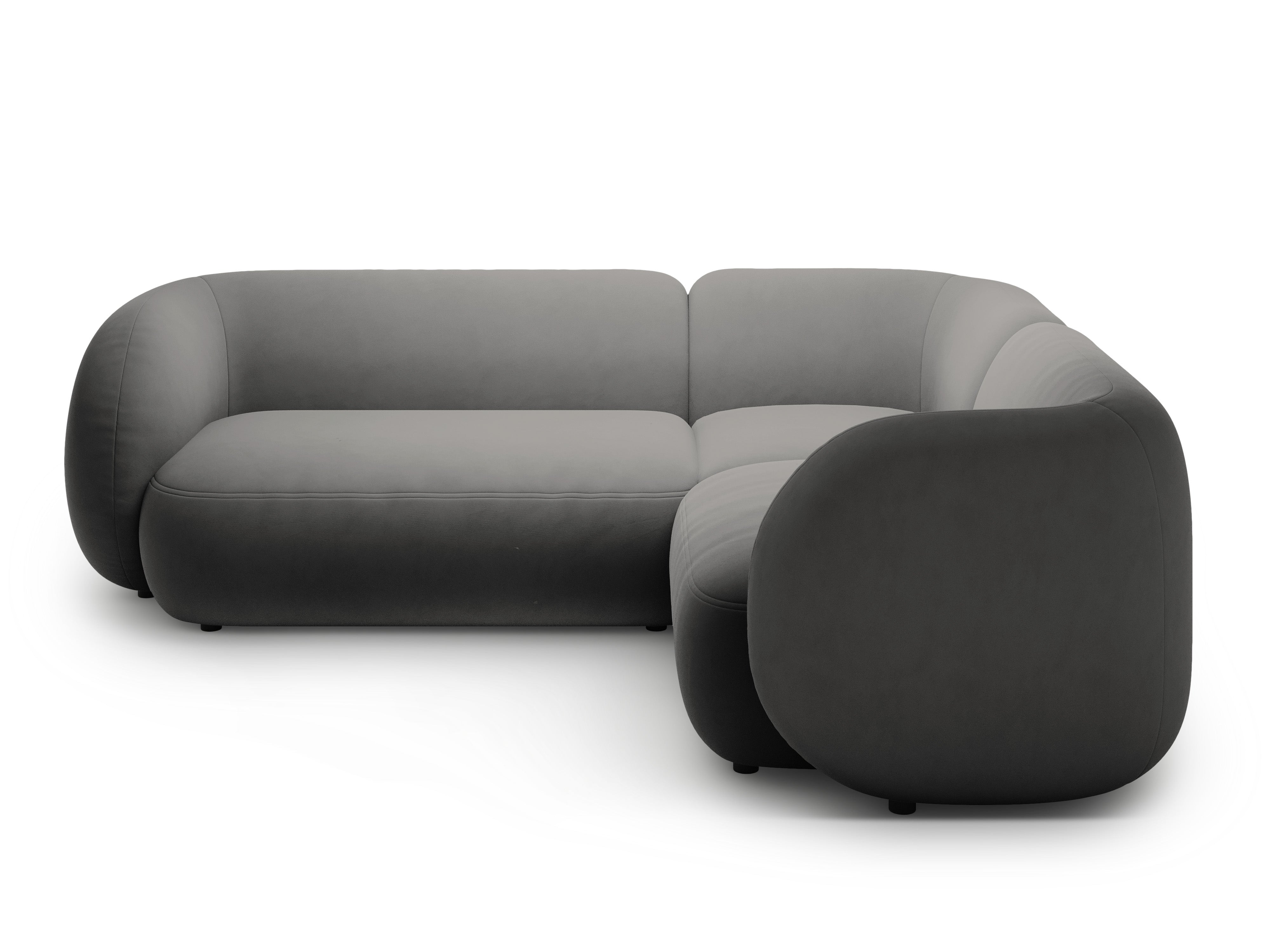 Ecksofa-Set Kate, 252x220cm, Material: Samt