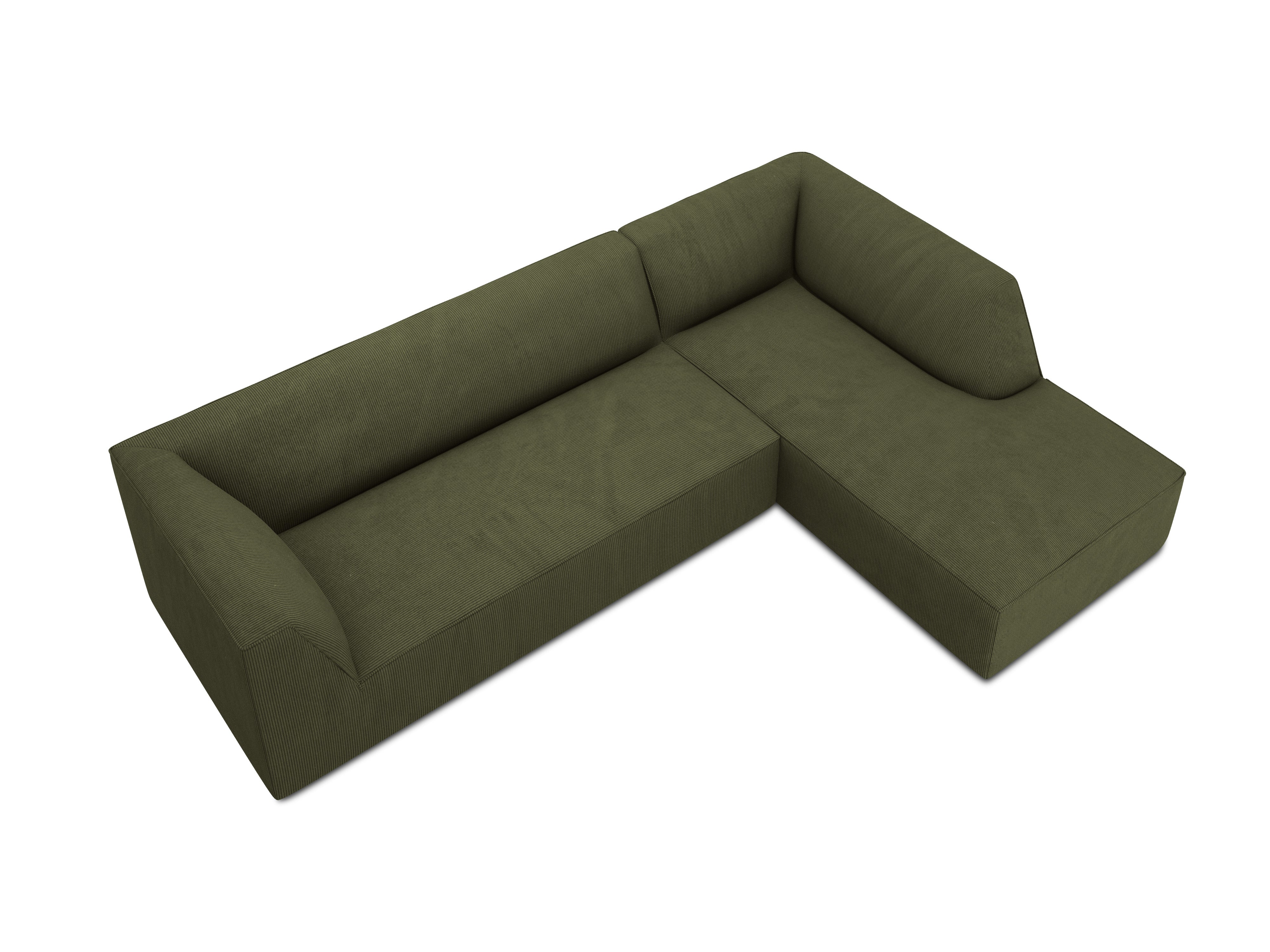 Ecksofa Ruby, 4 Sitze, 273x180cm, Material: Cord