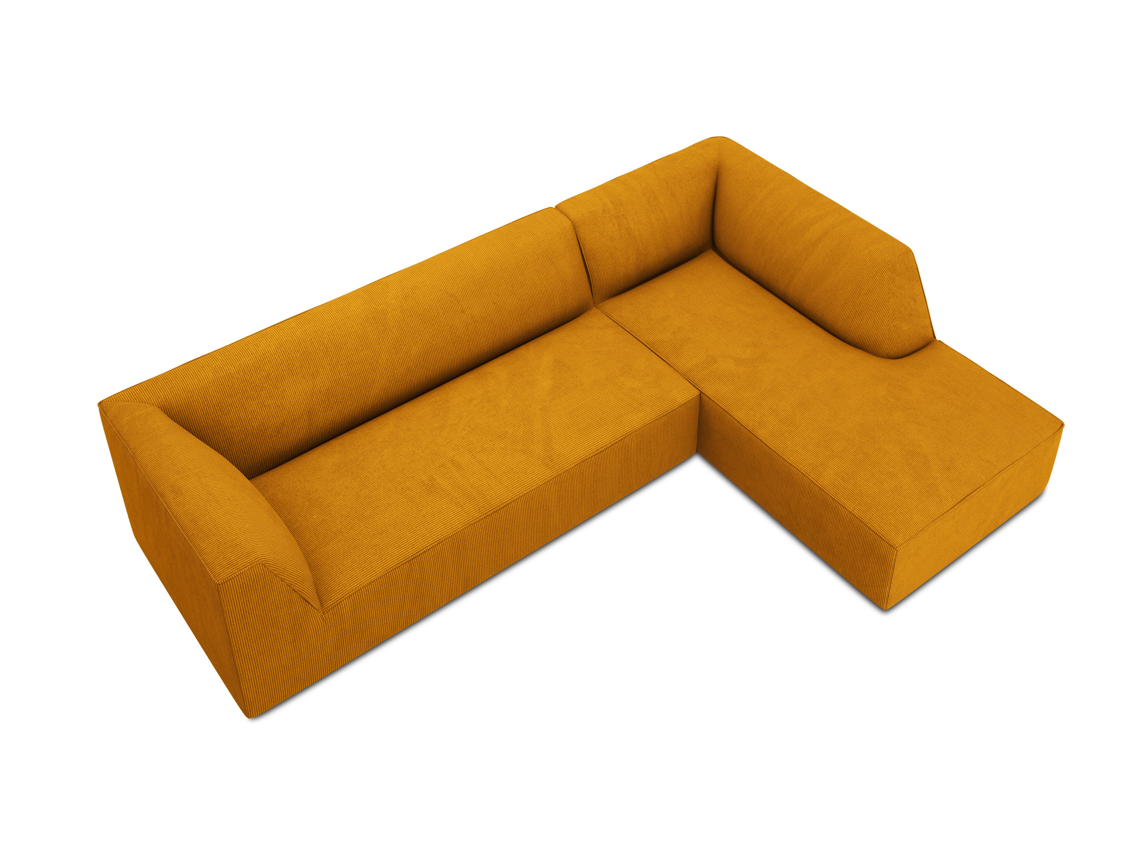 Ecksofa Ruby, 4 Sitze, 273x180cm, Material: Cord